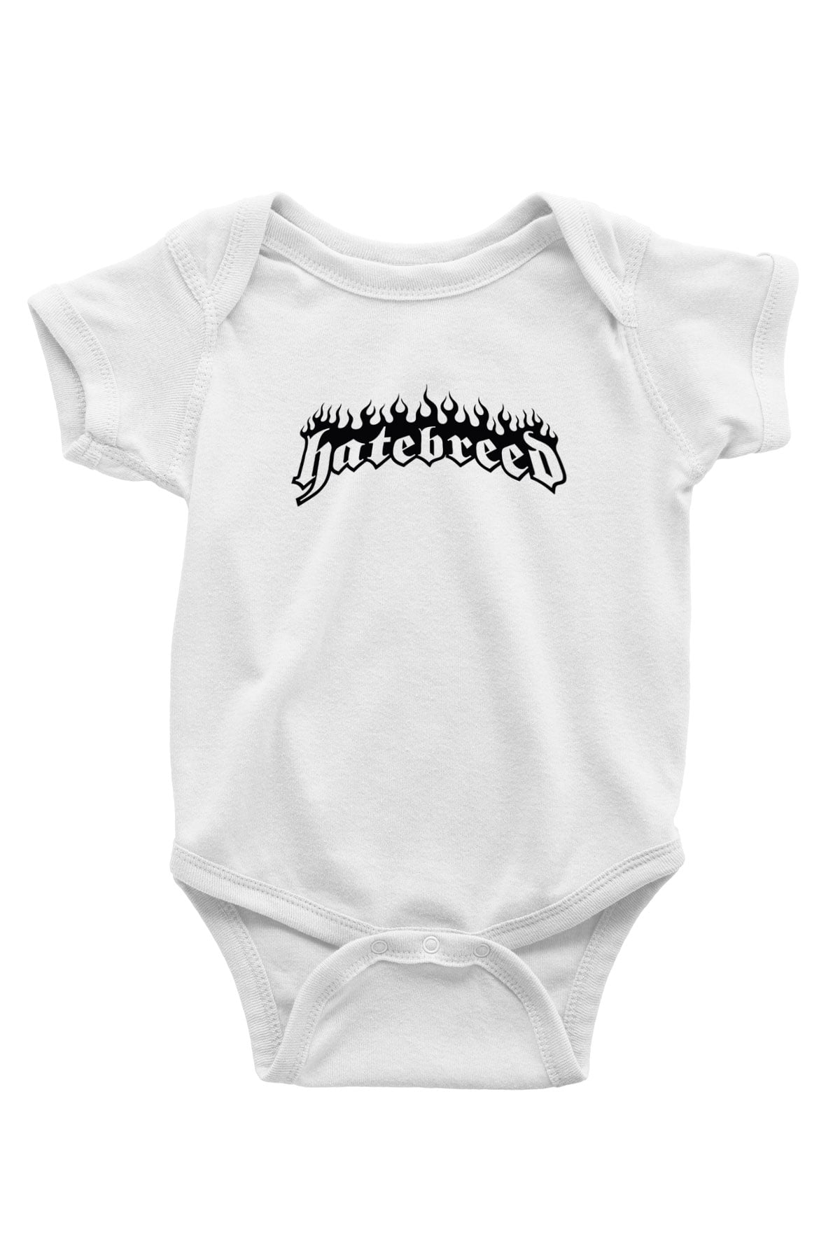 Hatebreed Baskılı Beyaz Unisex Bebek Body - Zıbın