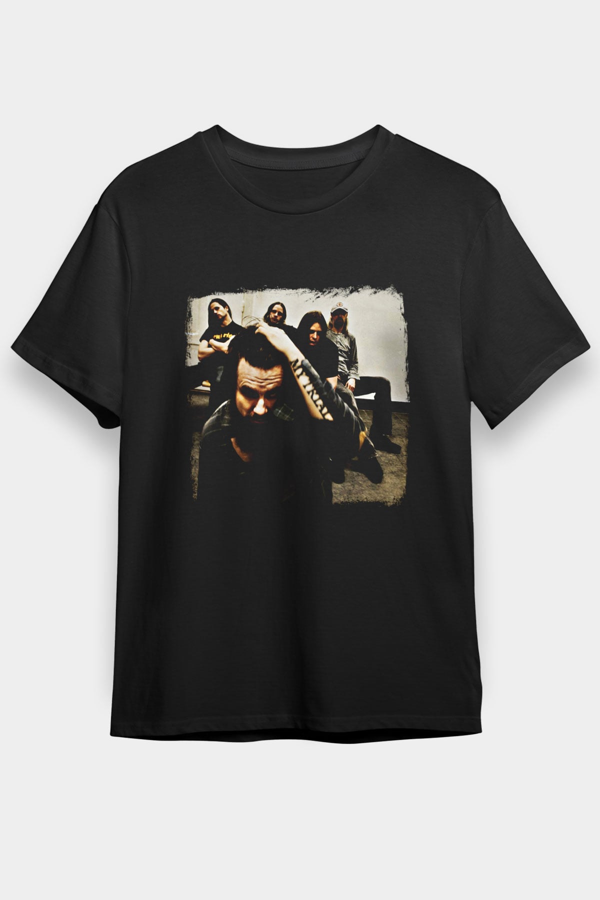 Haunted (The) Baskılı Unisex Siyah Tişört