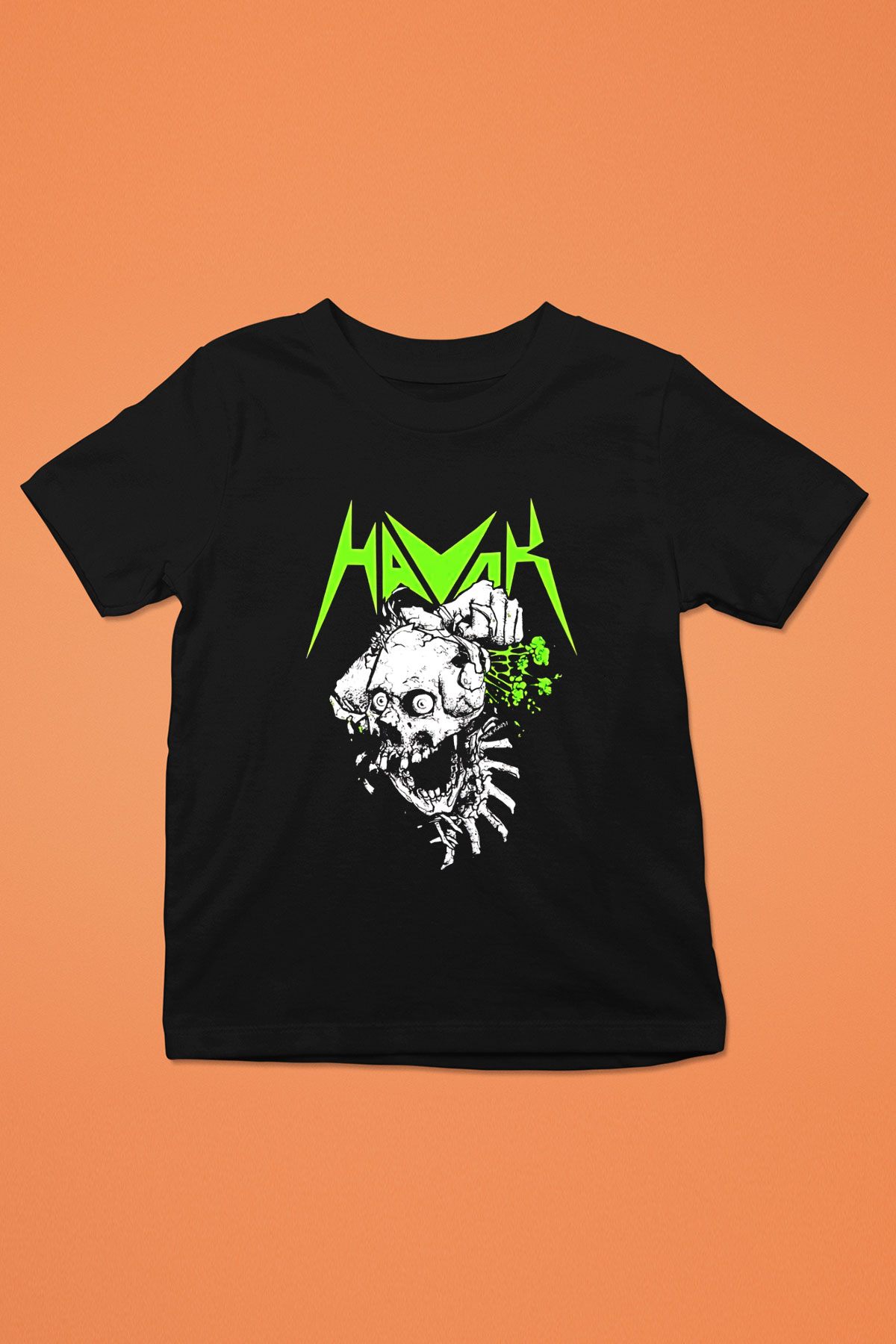 Havok Baskılı Unisex Siyah Çocuk Tişört - Tshirt