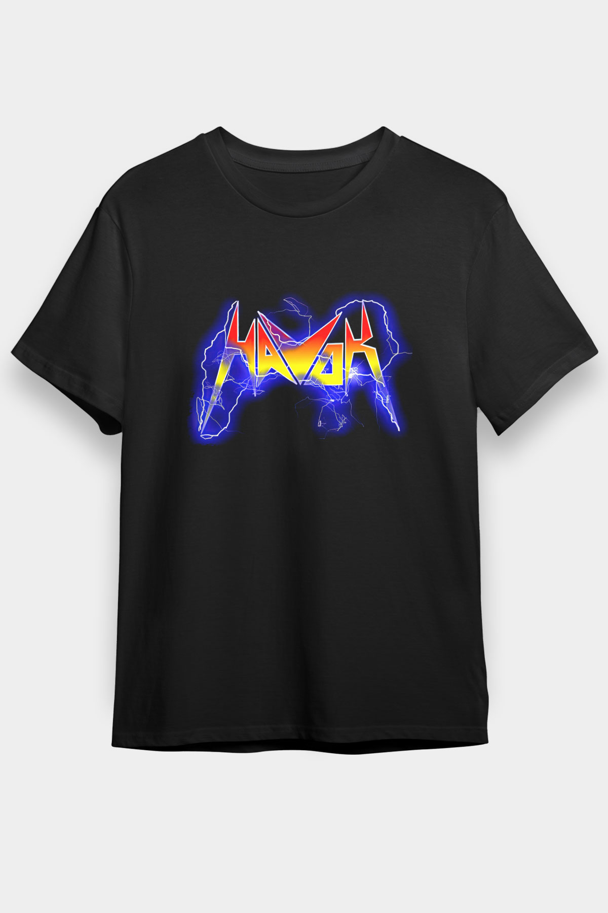 Havok Baskılı Unisex Siyah Tişört - Tshirt