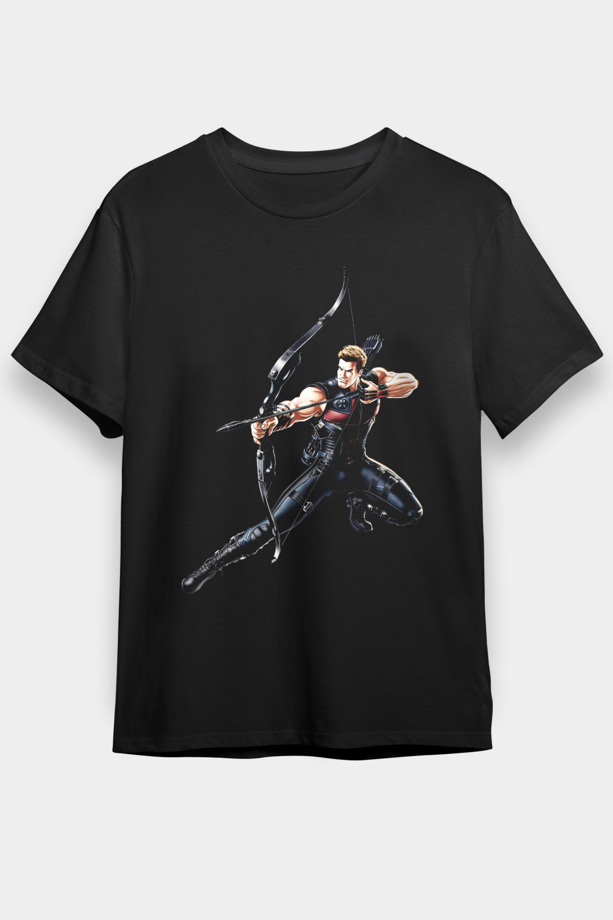 Hawkeye Siyah Unisex Graphic Tee - STREETWEAR