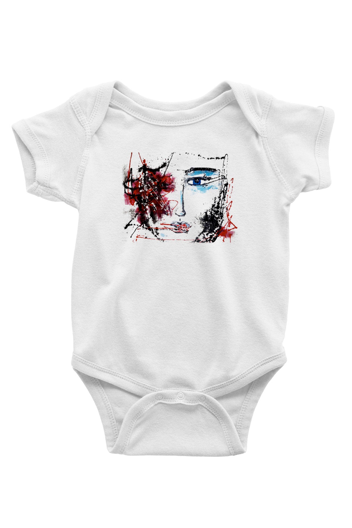 Hayat Baskılı Beyaz Unisex Bebek Body - Zıbın