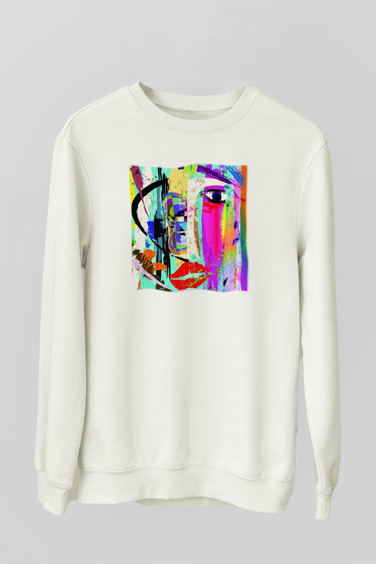 Hayat Beyaz Unisex Sweatshirt