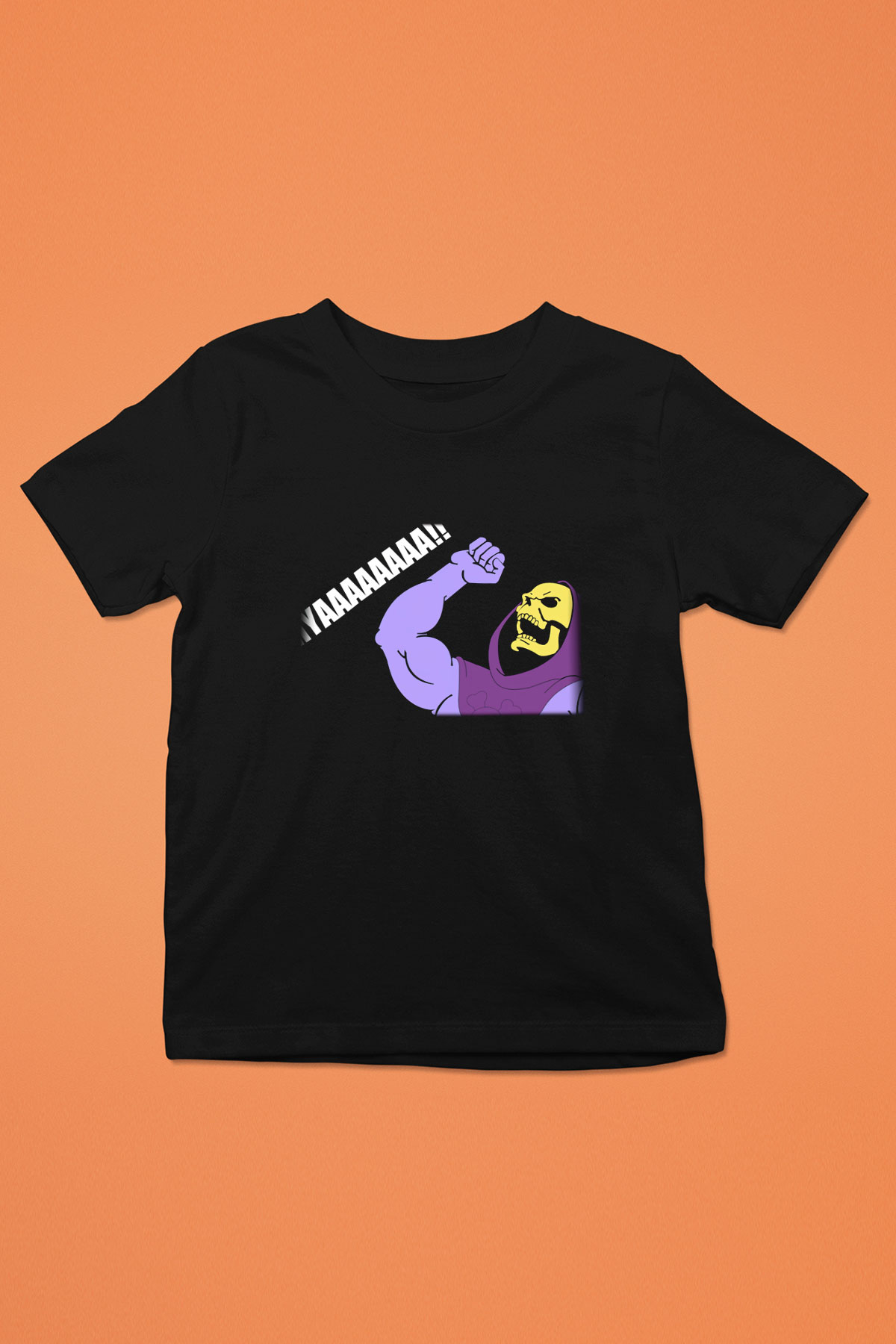 He-Man and the Masters of Universe Baskılı Siyah Unisex Çocuk Tişört