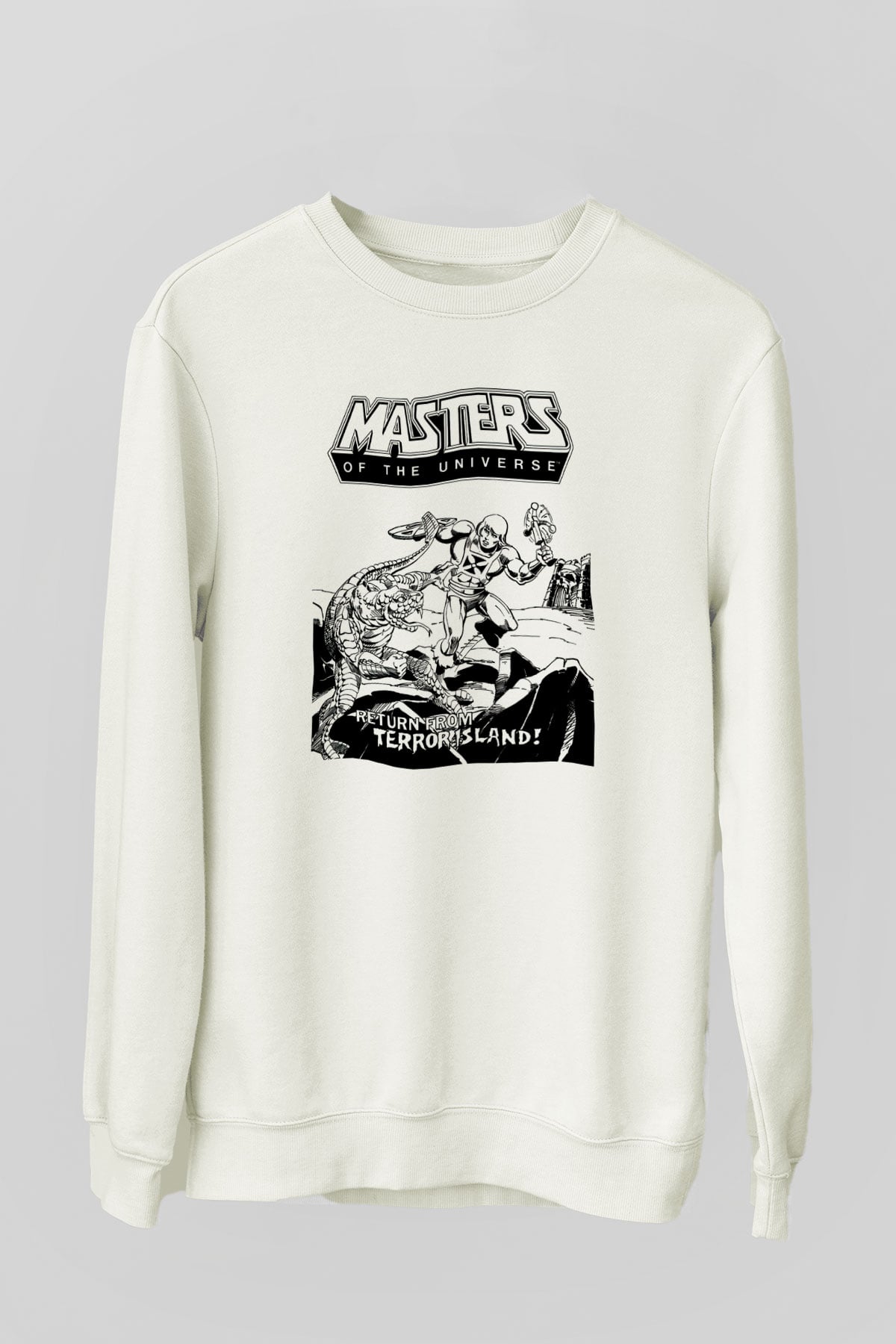 He-Man and the Masters of Universe Beyaz Unisex Sweatshirt