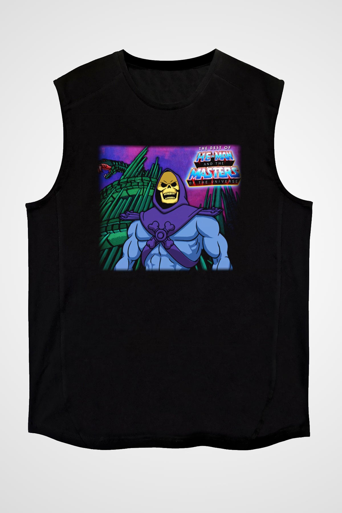 He-Man and the Masters of Universe Siyah Unisex Kolsuz Tişört