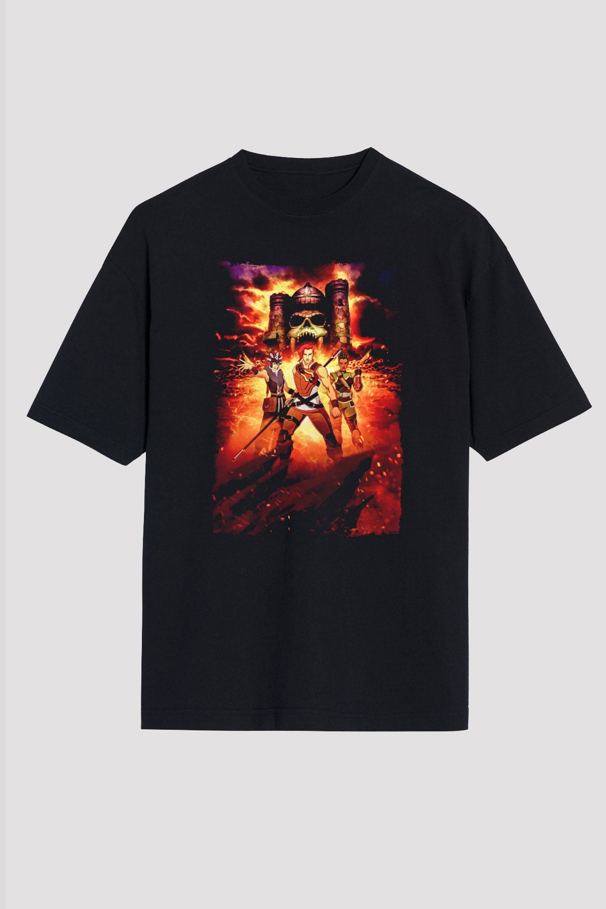 He-Man and the Masters of Universe Siyah Unisex Tişört