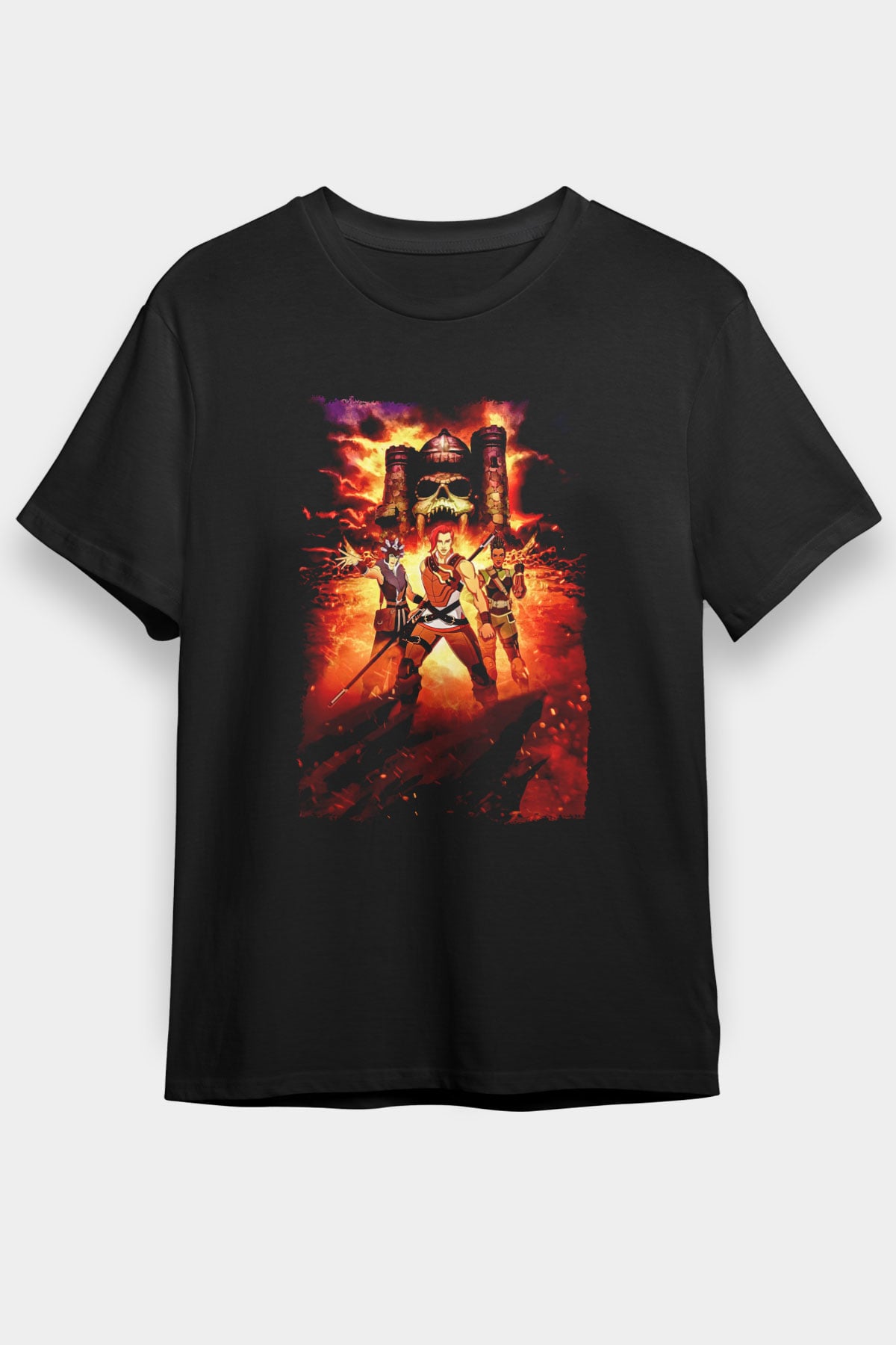 He-Man and the Masters of Universe Siyah Unisex Tişört