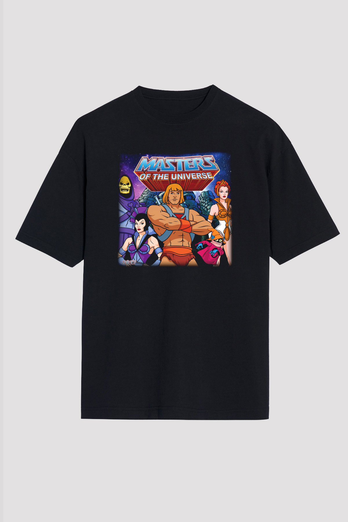 He-Man and the Masters of Universe Siyah Unisex Oversize Tişört