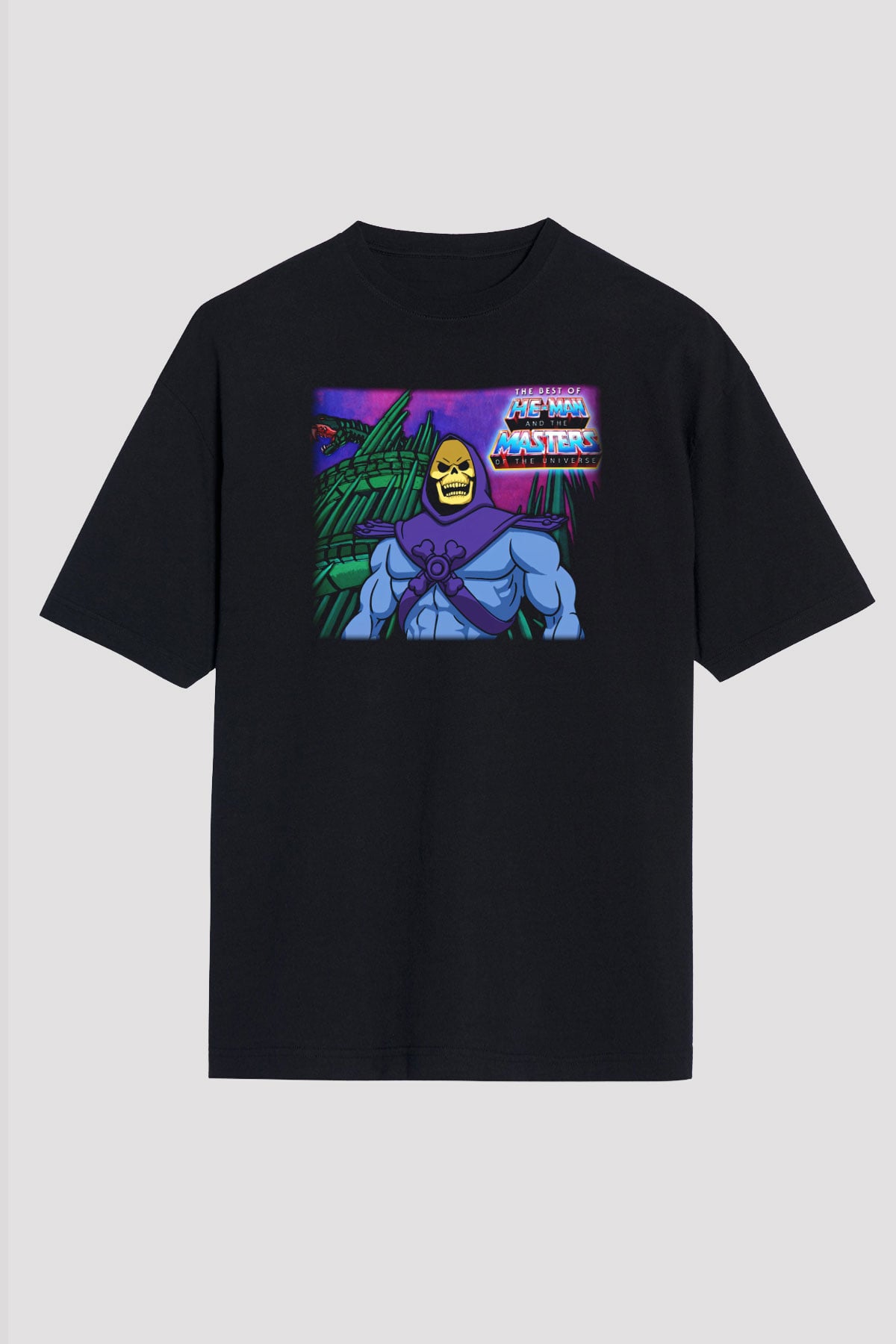 He-Man and the Masters of Universe Siyah Unisex Oversize Tişört