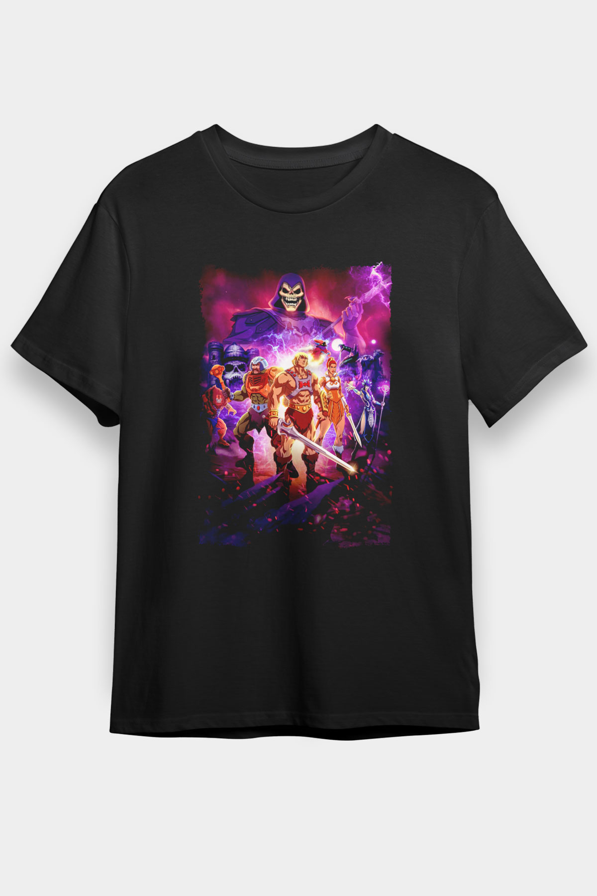 He-Man and the Masters of Universe Siyah Unisex Tişört