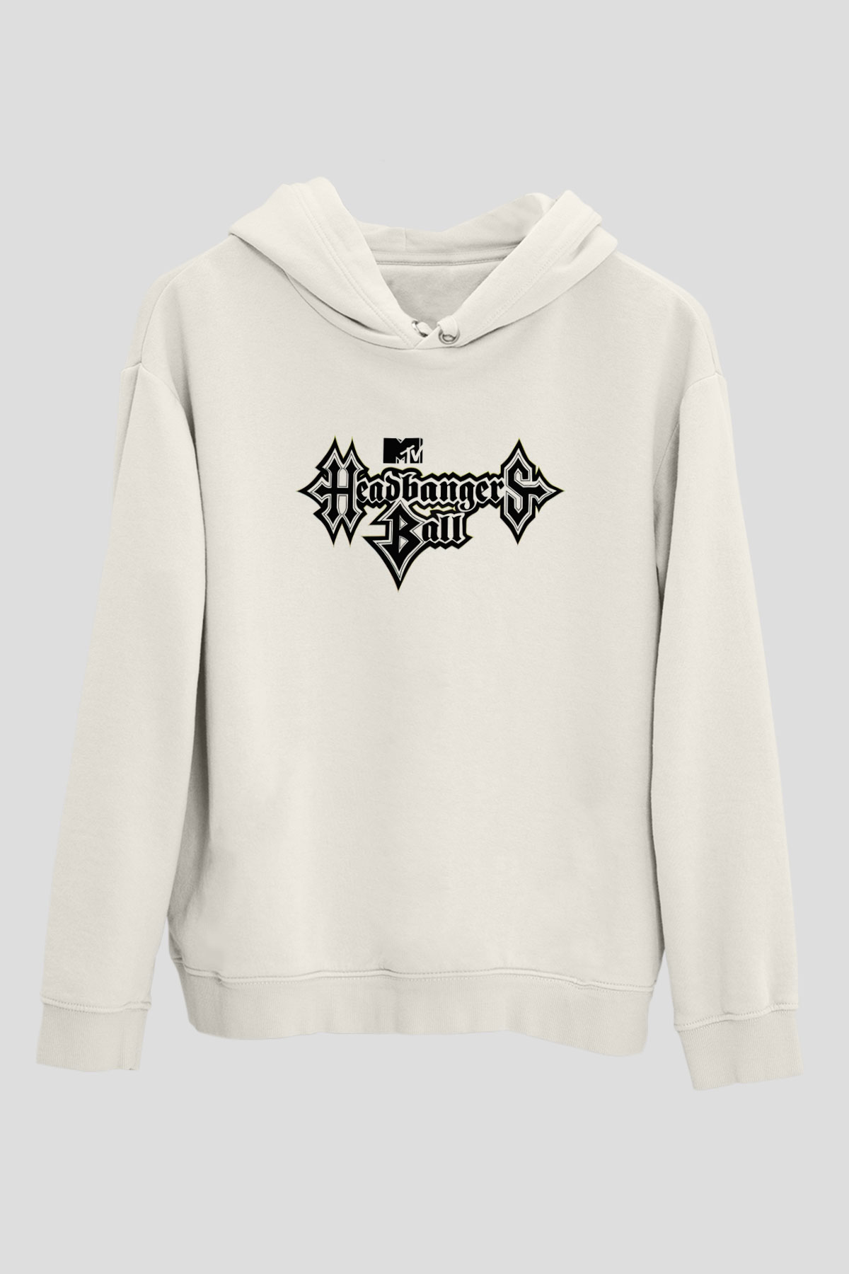 Headbangers Ball Beyaz Unisex Kapşonlu Sweatshirt
