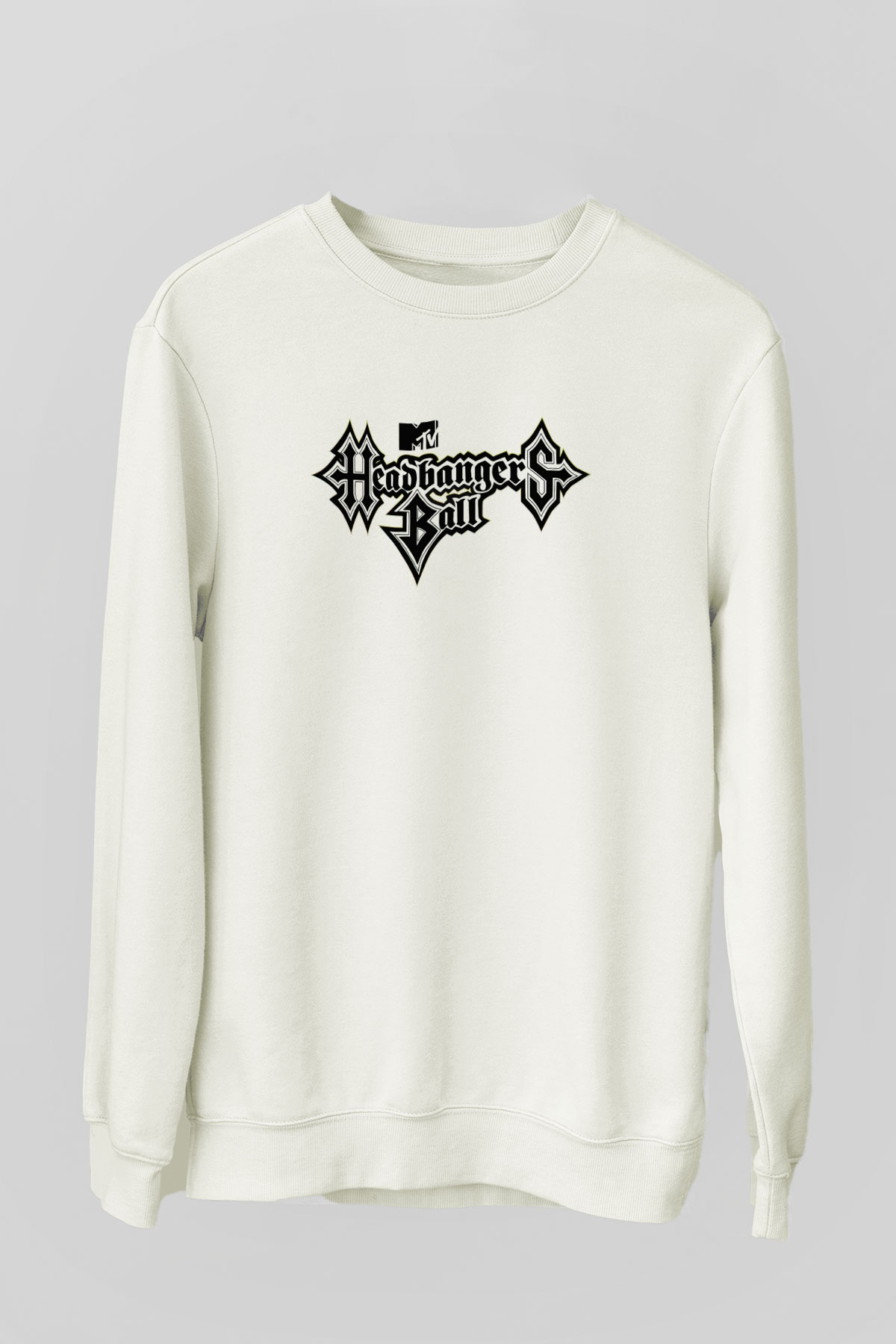 Headbangers Ball Beyaz Unisex Sweatshirt