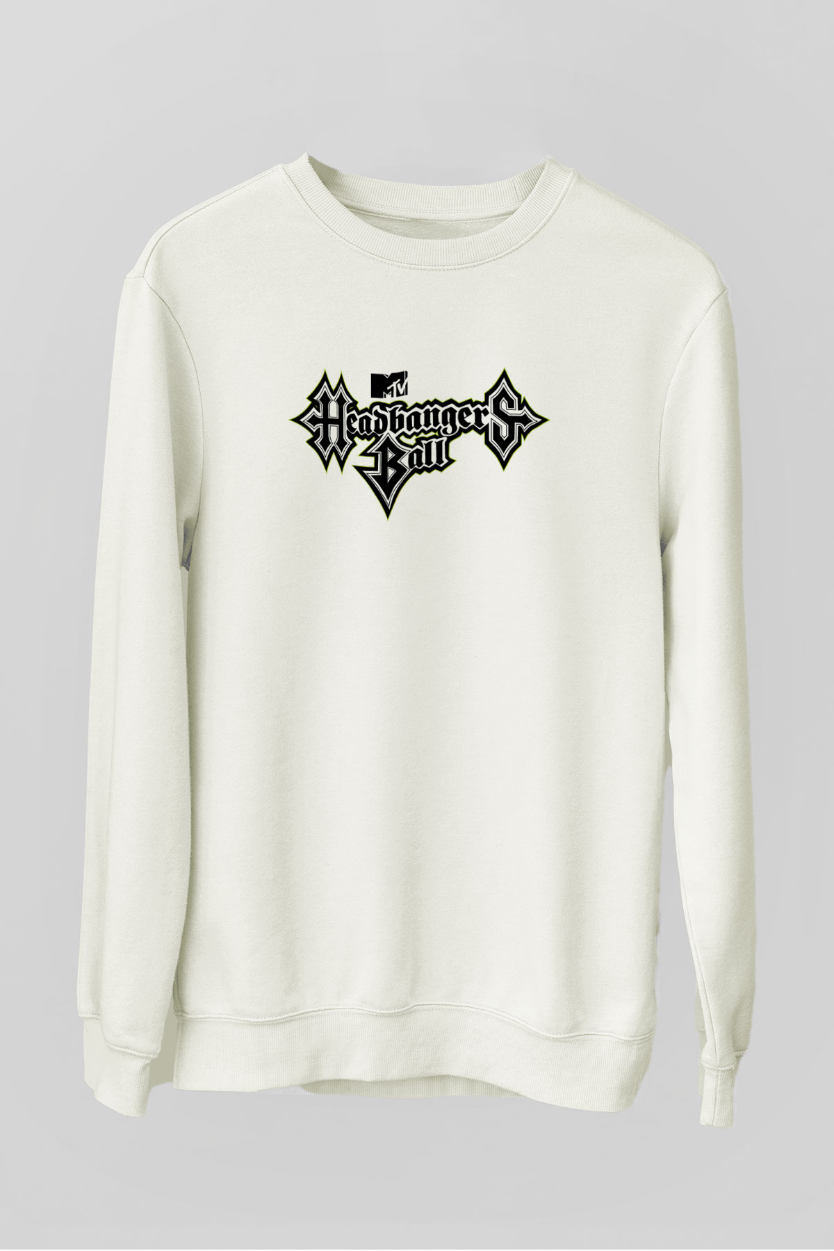 Headbangers Ball Beyaz Unisex Sweatshirt