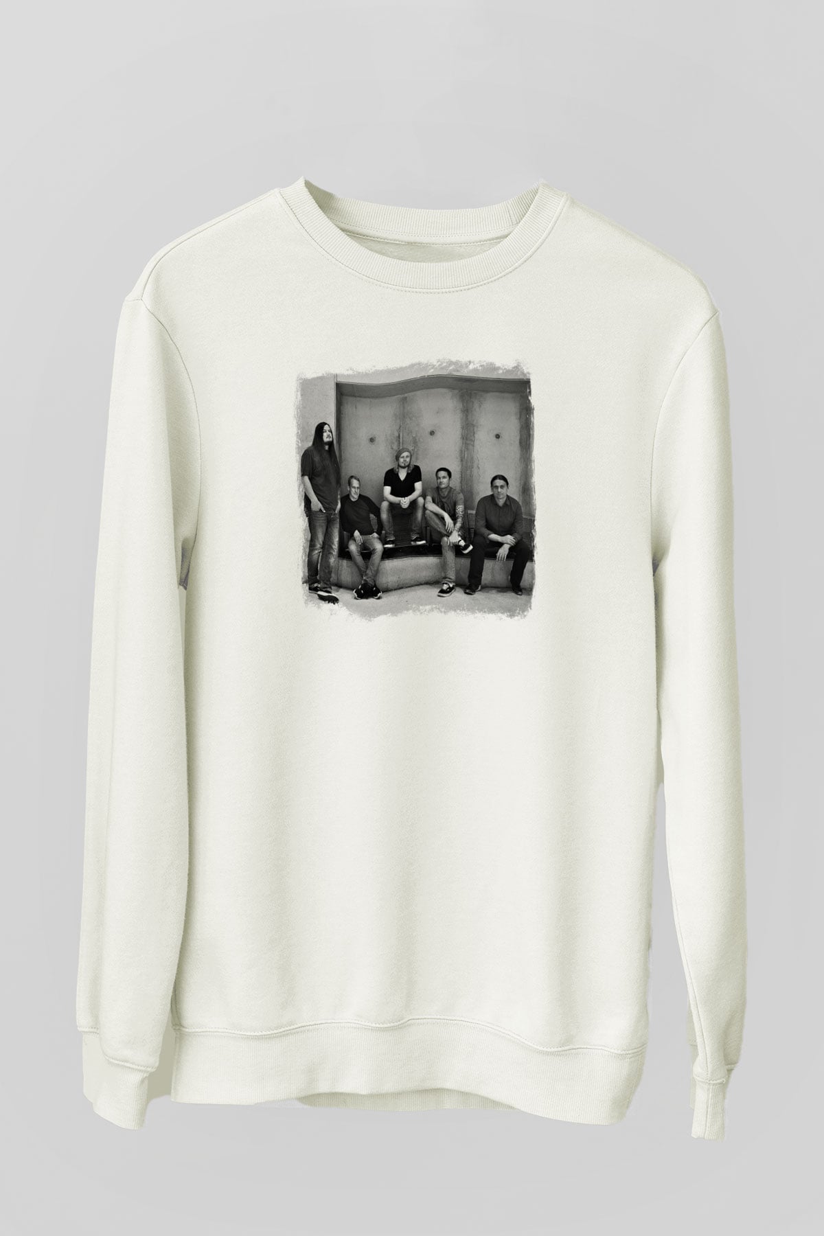 Heaven Shall Burn Baskılı Unisex Beyaz Sweatshirt