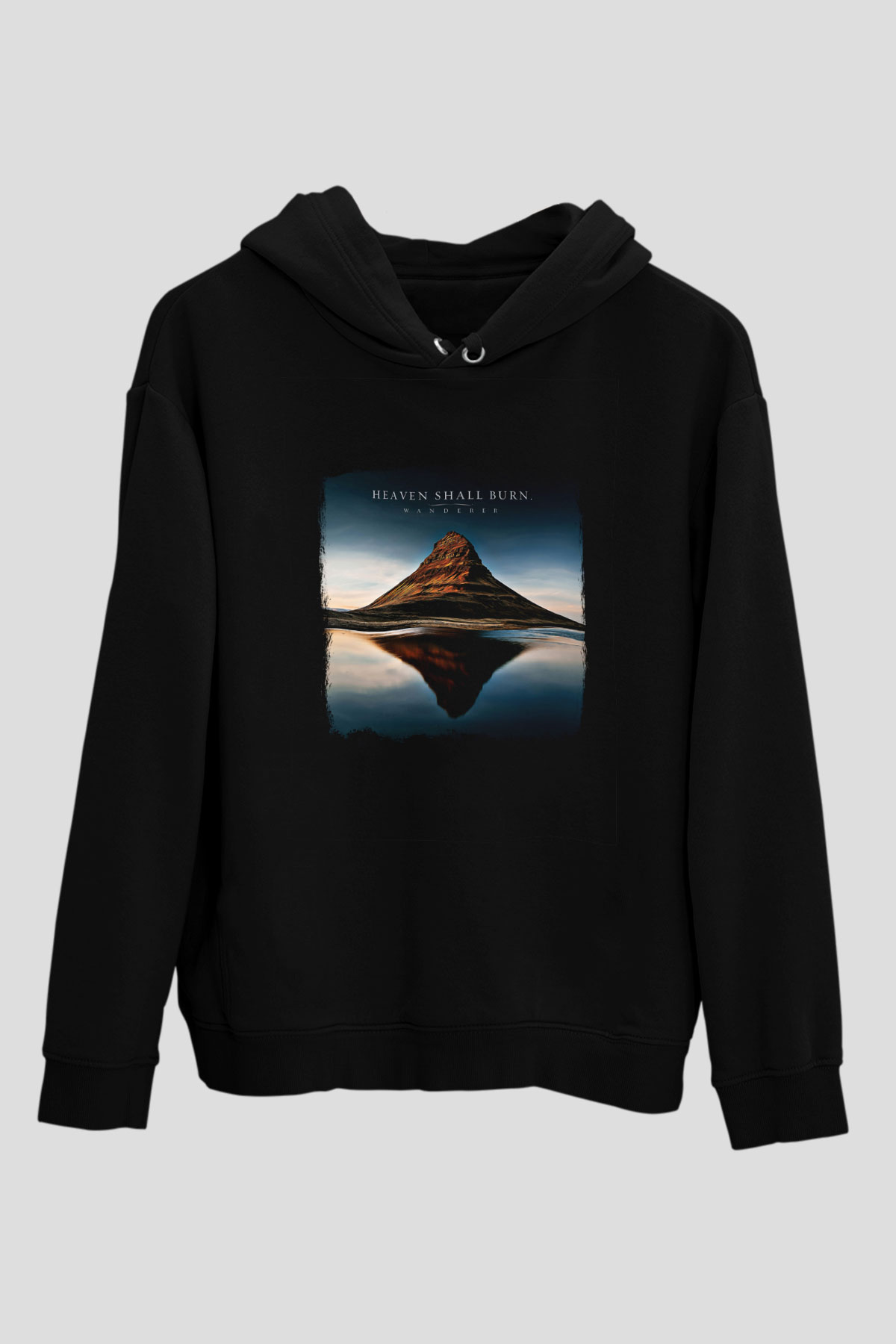 Heaven Shall Burn Baskılı Unisex Siyah Hoodie