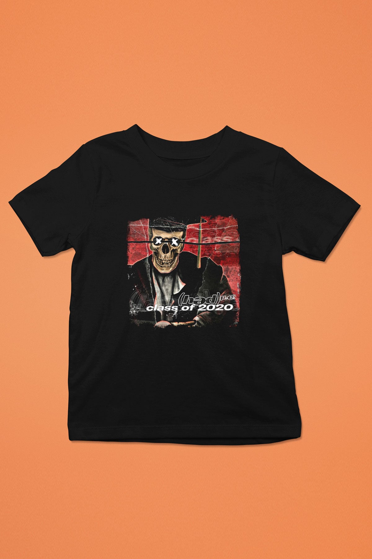 Hed PE Baskılı Unisex Siyah Çocuk Tişört