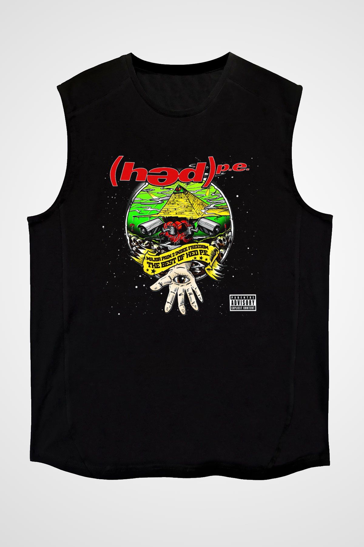 Hed PE Siyah Unisex Kolsuz Tişört