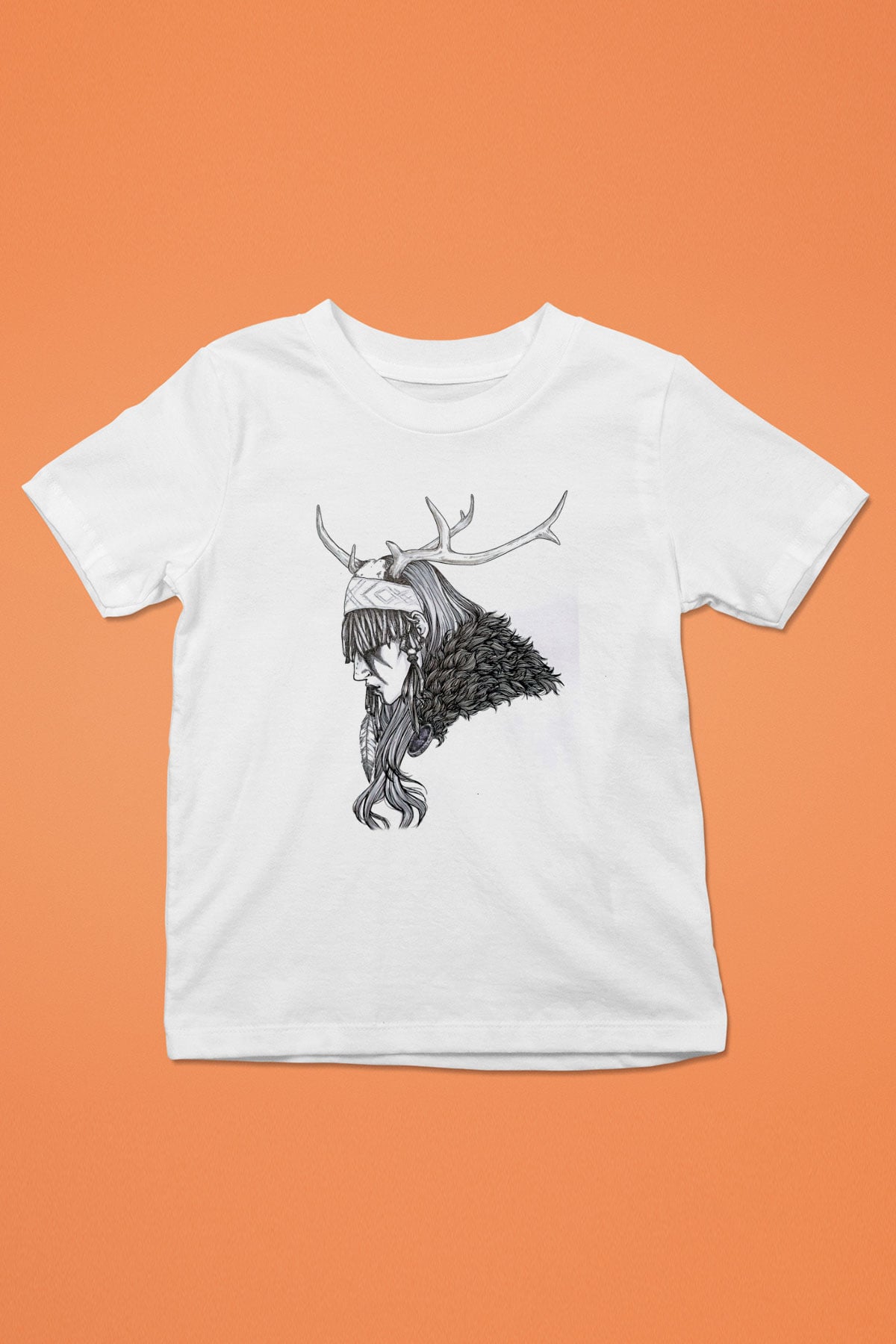 Heilung Baskılı Beyaz Unisex Beyaz Çocuk Tişört - Tshirt