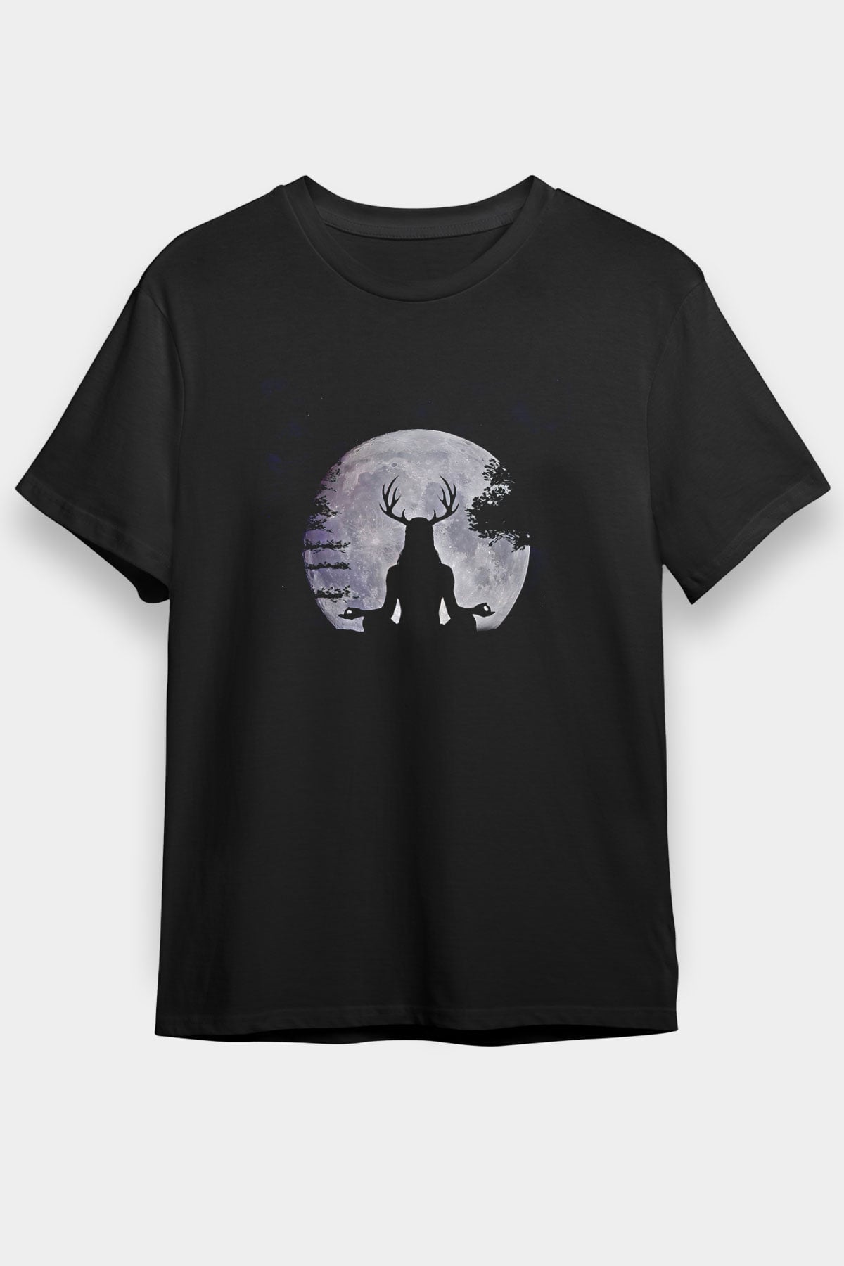 Heilung Baskılı Unisex Siyah Tişört - Tshirt