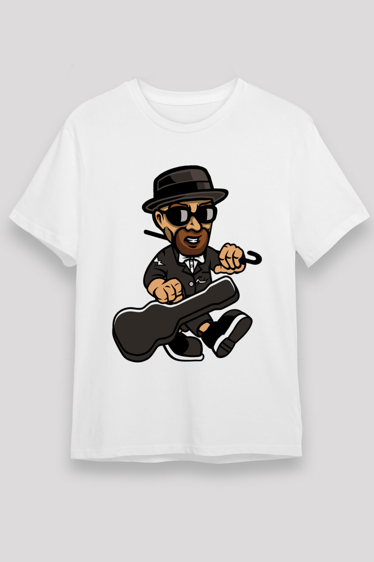 Heisenberg Gentleman Baskılı Unisex Beyaz Tişört