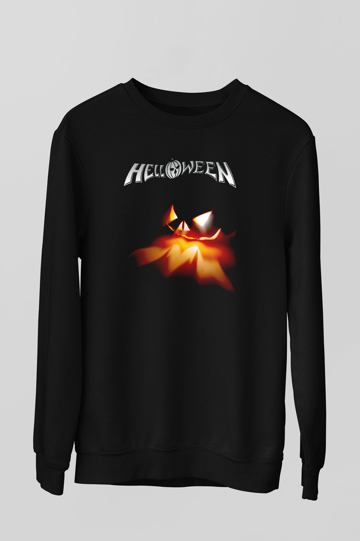 Helloween Siyah Unisex Sweatshirt