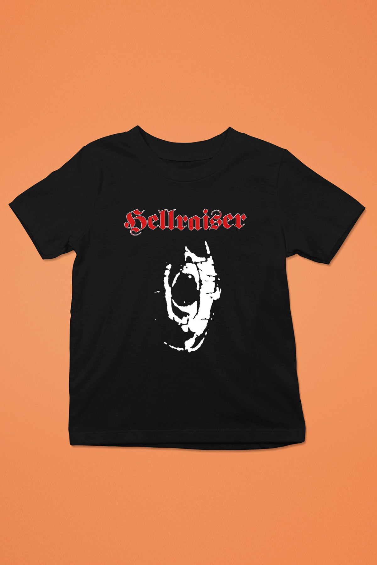 Hellraiser Baskılı Siyah Unisex Çocuk Tişört