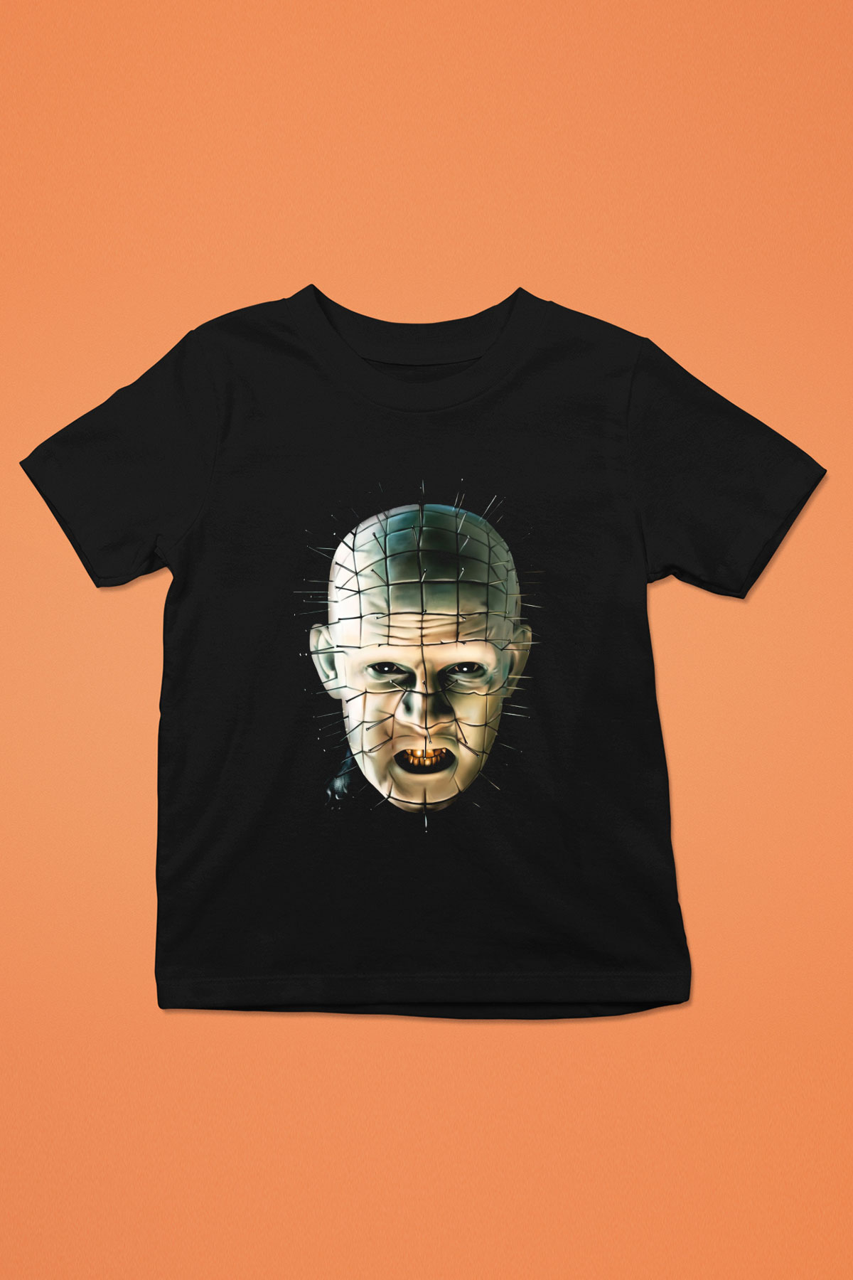 Hellraiser Baskılı Siyah Unisex Çocuk Tişört