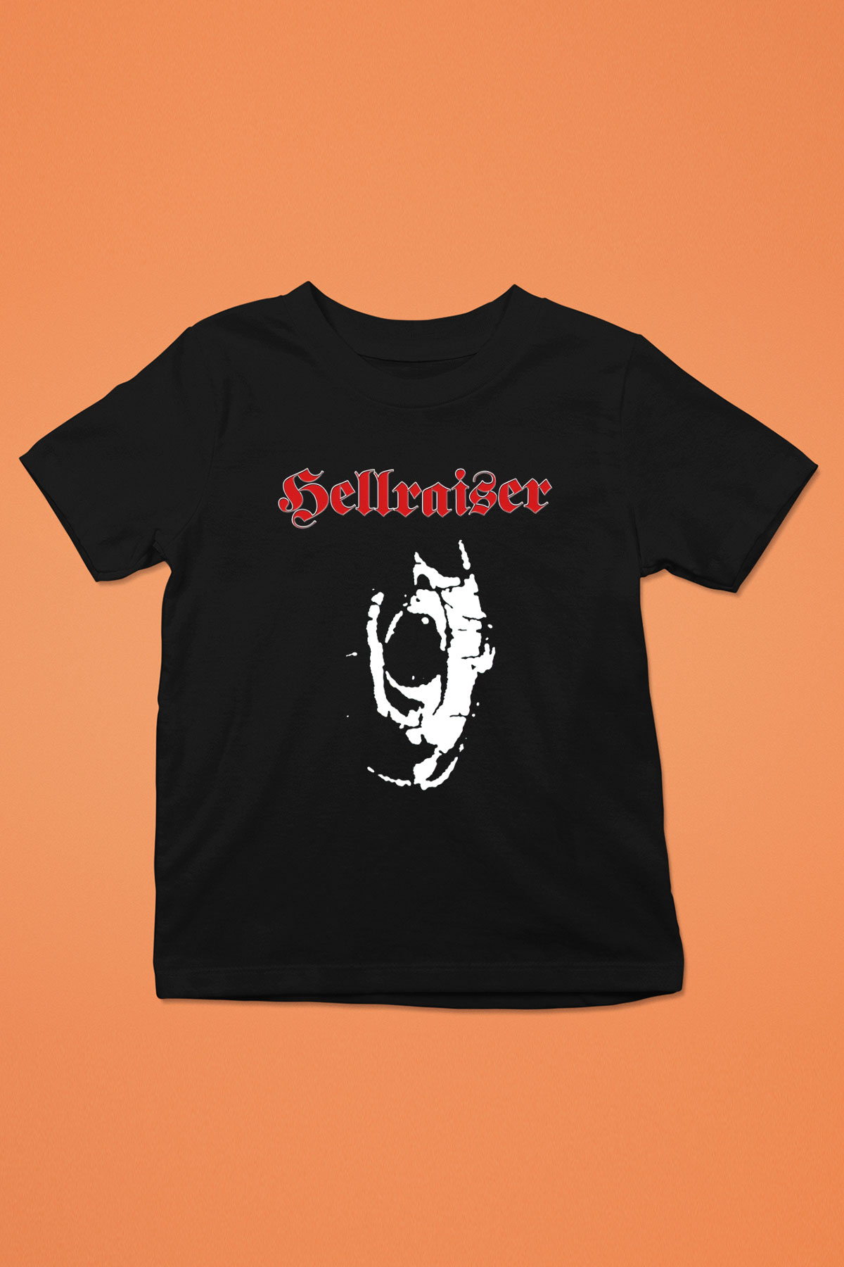 Hellraiser Baskılı Siyah Unisex Çocuk Tişört