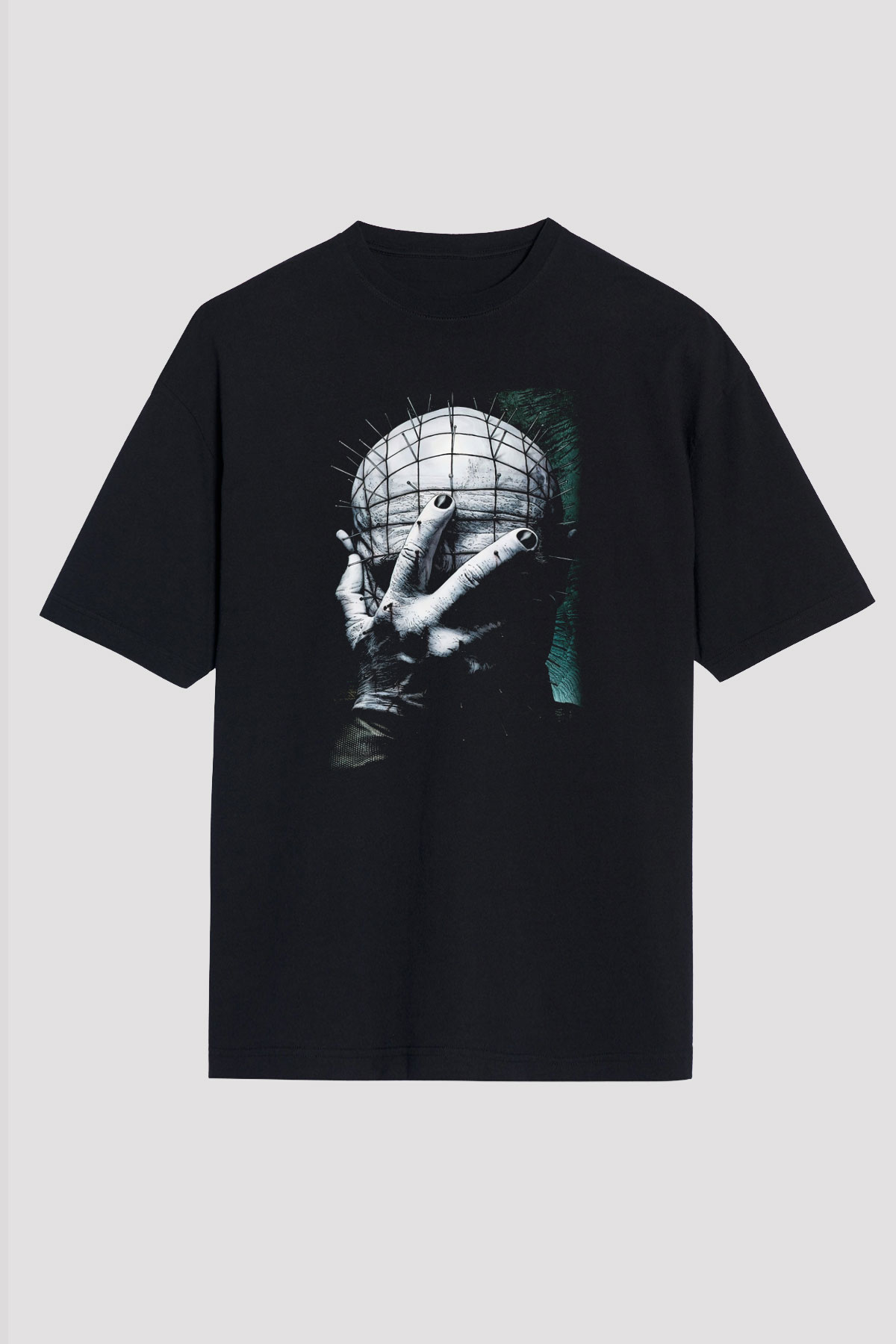 Hellraiser Siyah Unisex Oversize Tişört T-Shirt