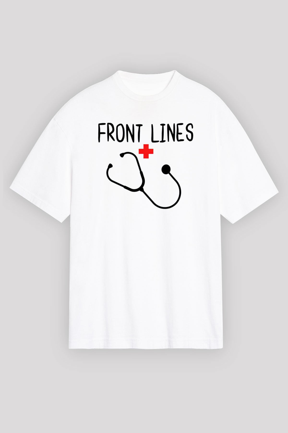 Hemşire Beyaz Unisex Tişört T-Shirt - TişörtFabrikası