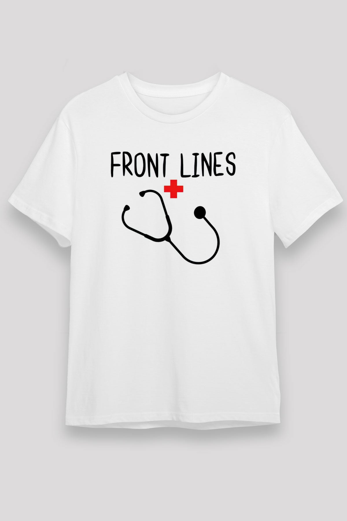 Hemşire Beyaz Unisex Tişört T-Shirt - TişörtFabrikası