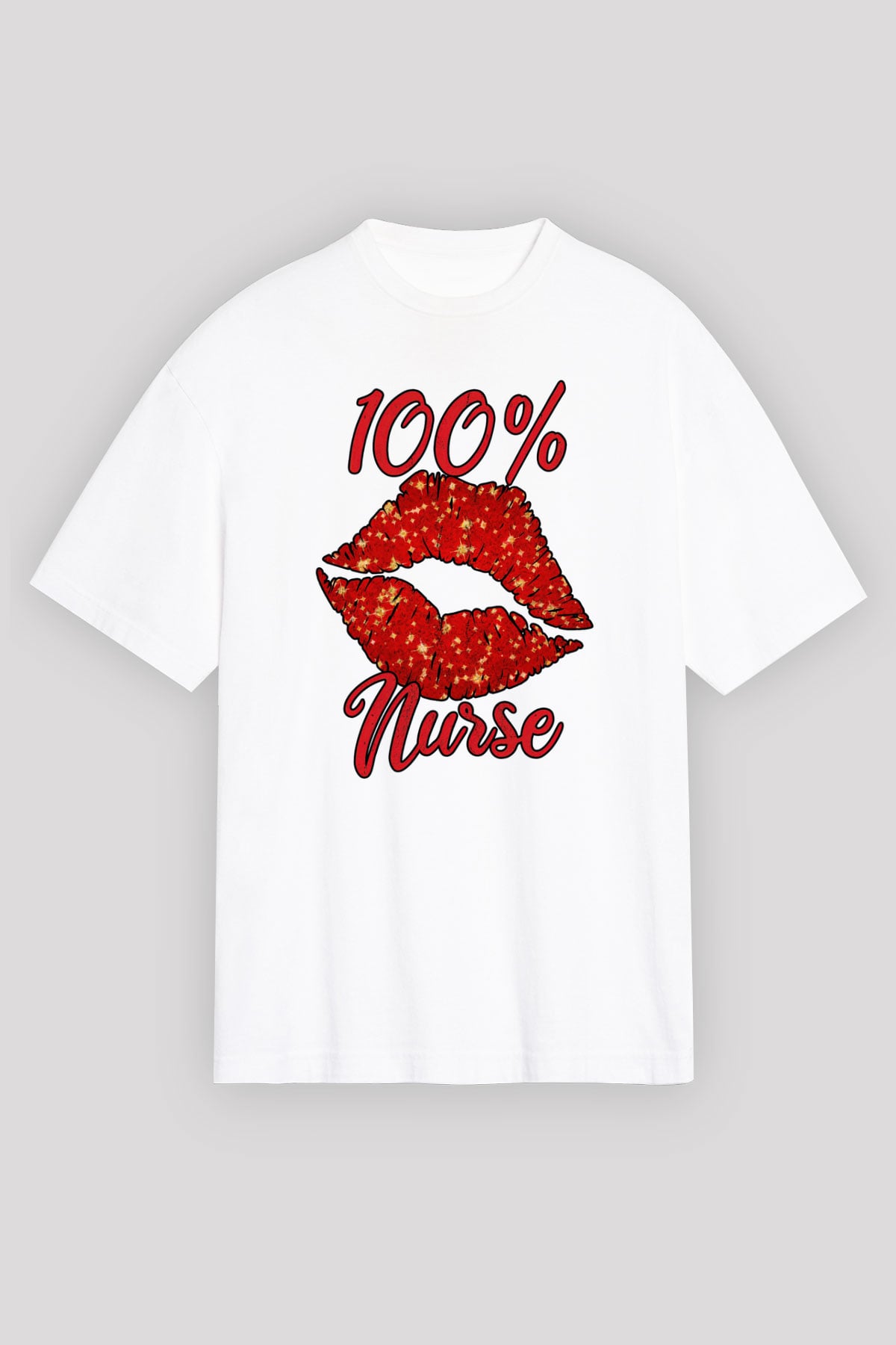 Hemşire Beyaz Unisex Tişört T-Shirt - TişörtFabrikası