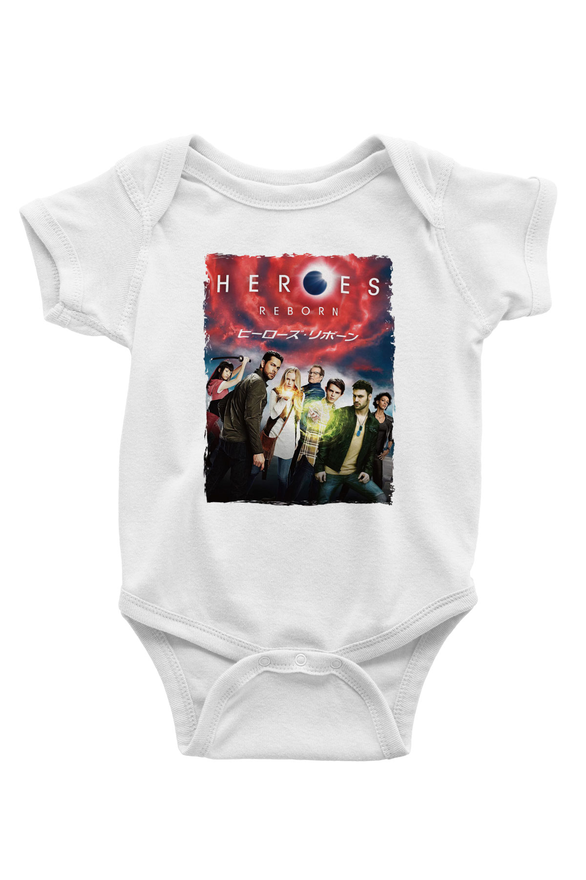 Heroes Beyaz Bebek Body - Zıbın