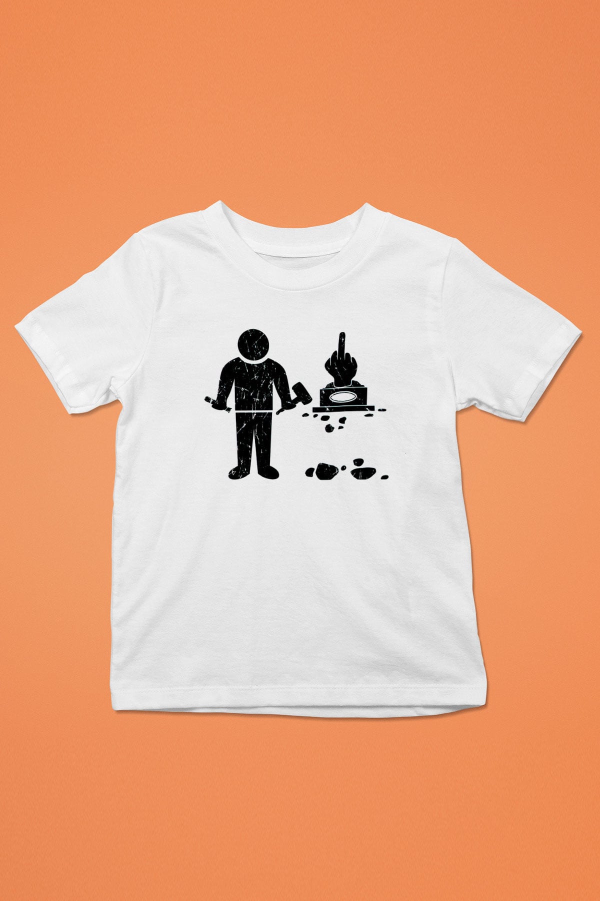 Heykeltıraş Beyaz Unisex Çocuk Tişört