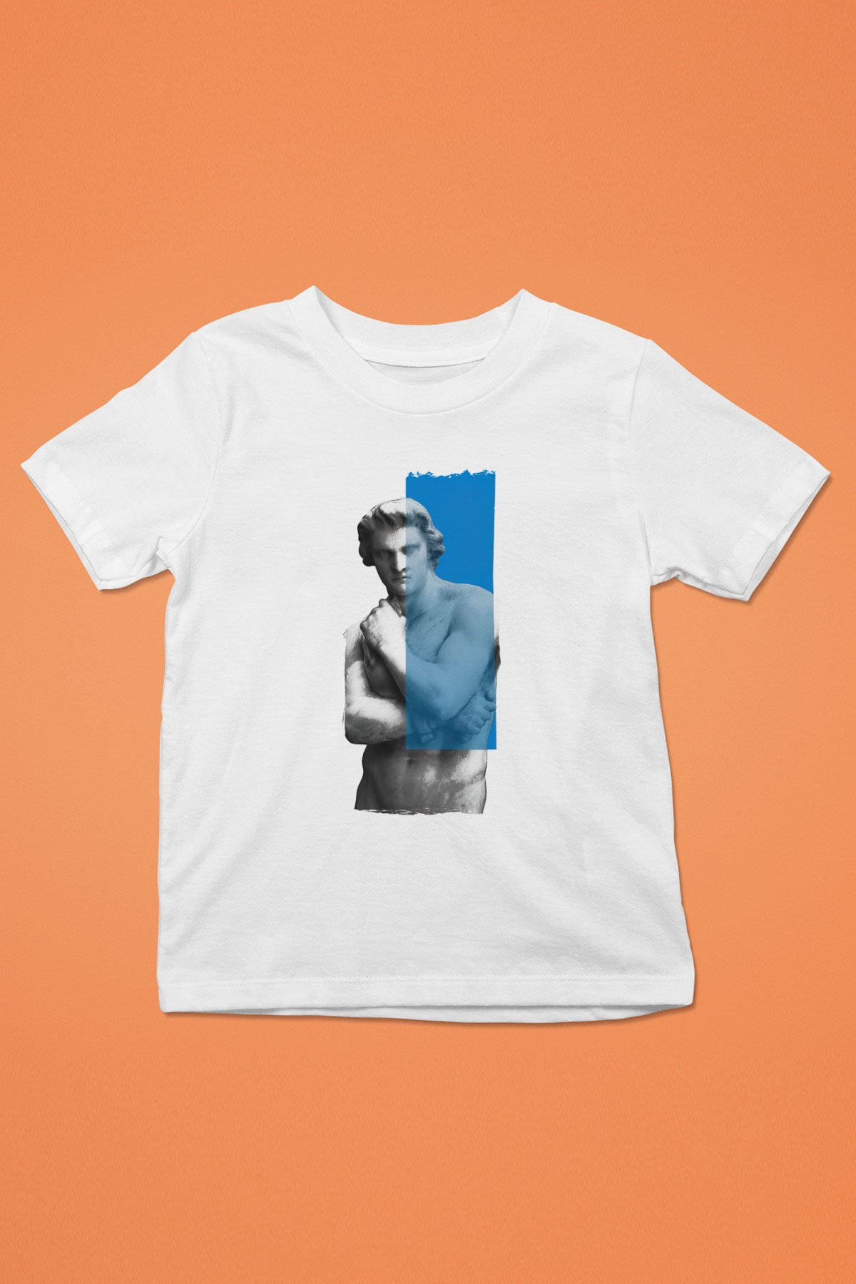 Heykeltıraş Beyaz Unisex Çocuk Tişört