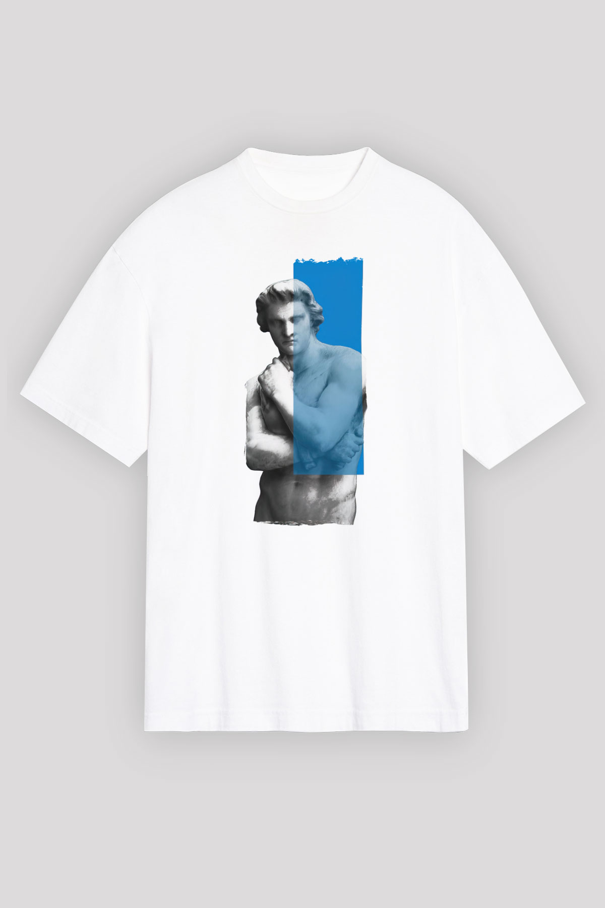 Heykeltıraş Beyaz Unisex Tişört T-Shirt - TişörtFabrikası