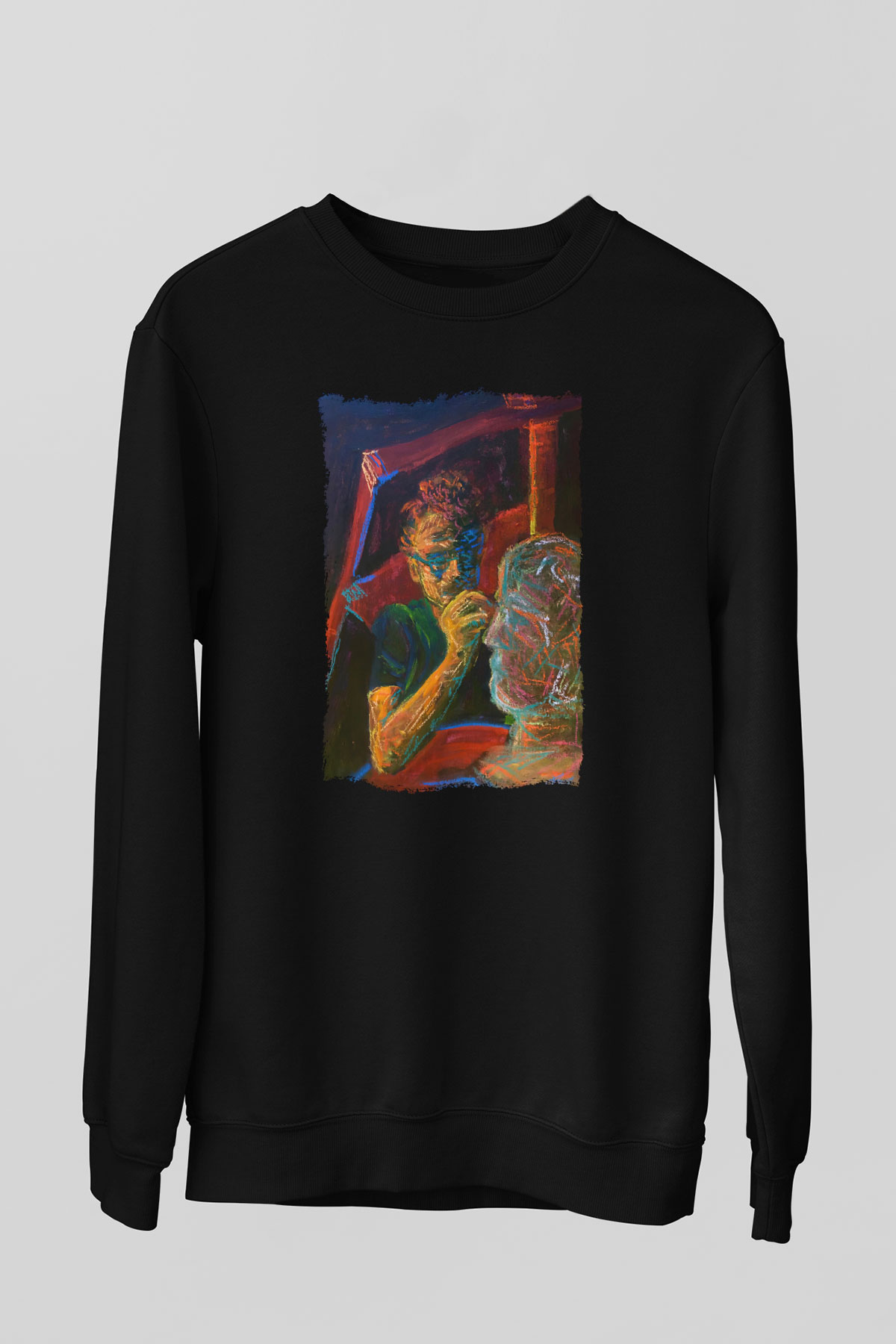 Heykeltıraş Siyah Unisex Sweatshirt