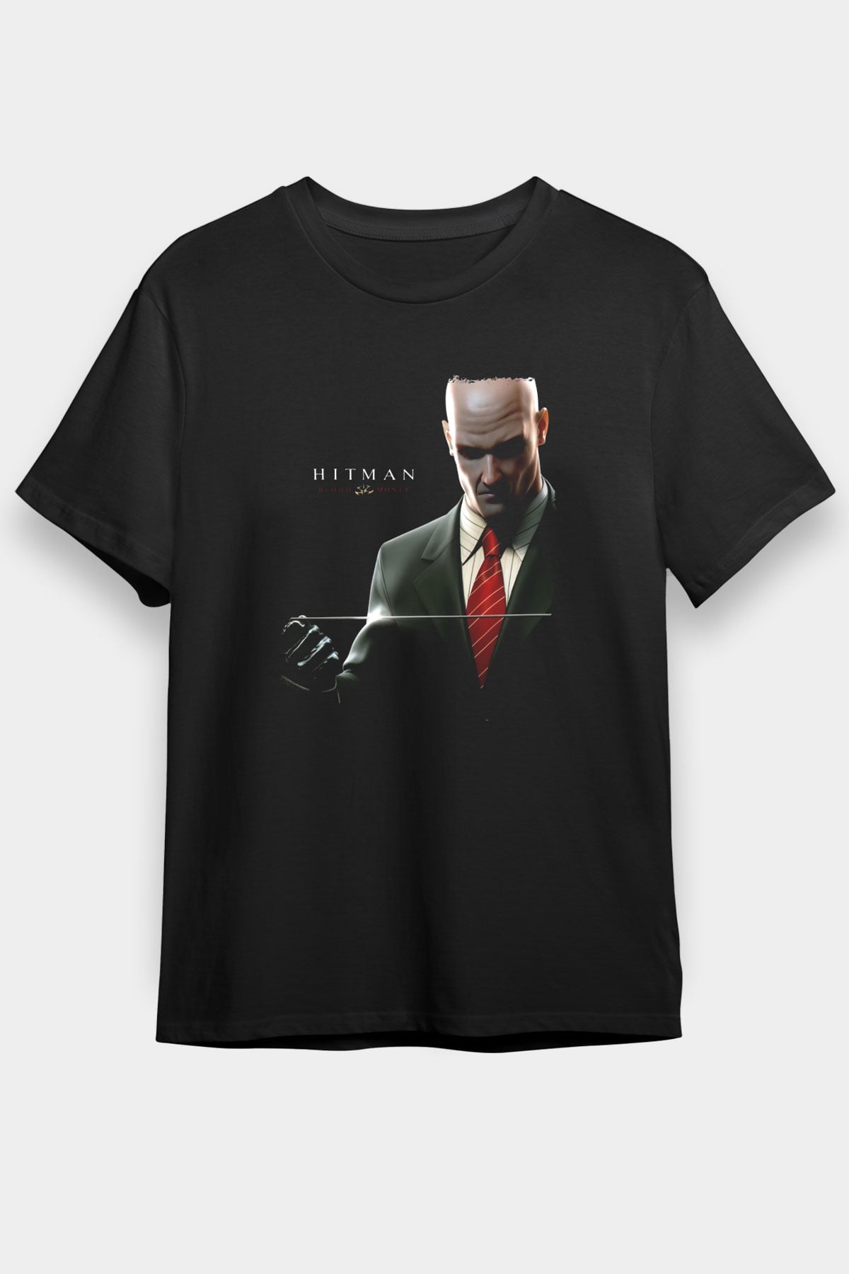 Hitman Siyah Unisex Tişört T-Shirt