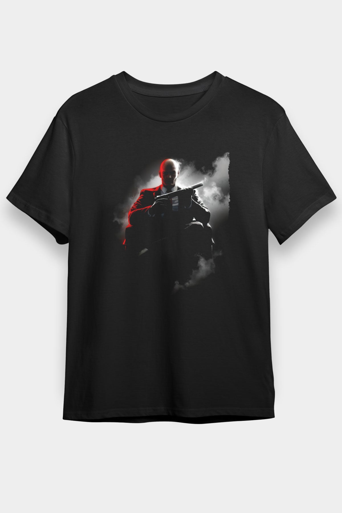 Hitman Siyah Unisex Tişört T-Shirt