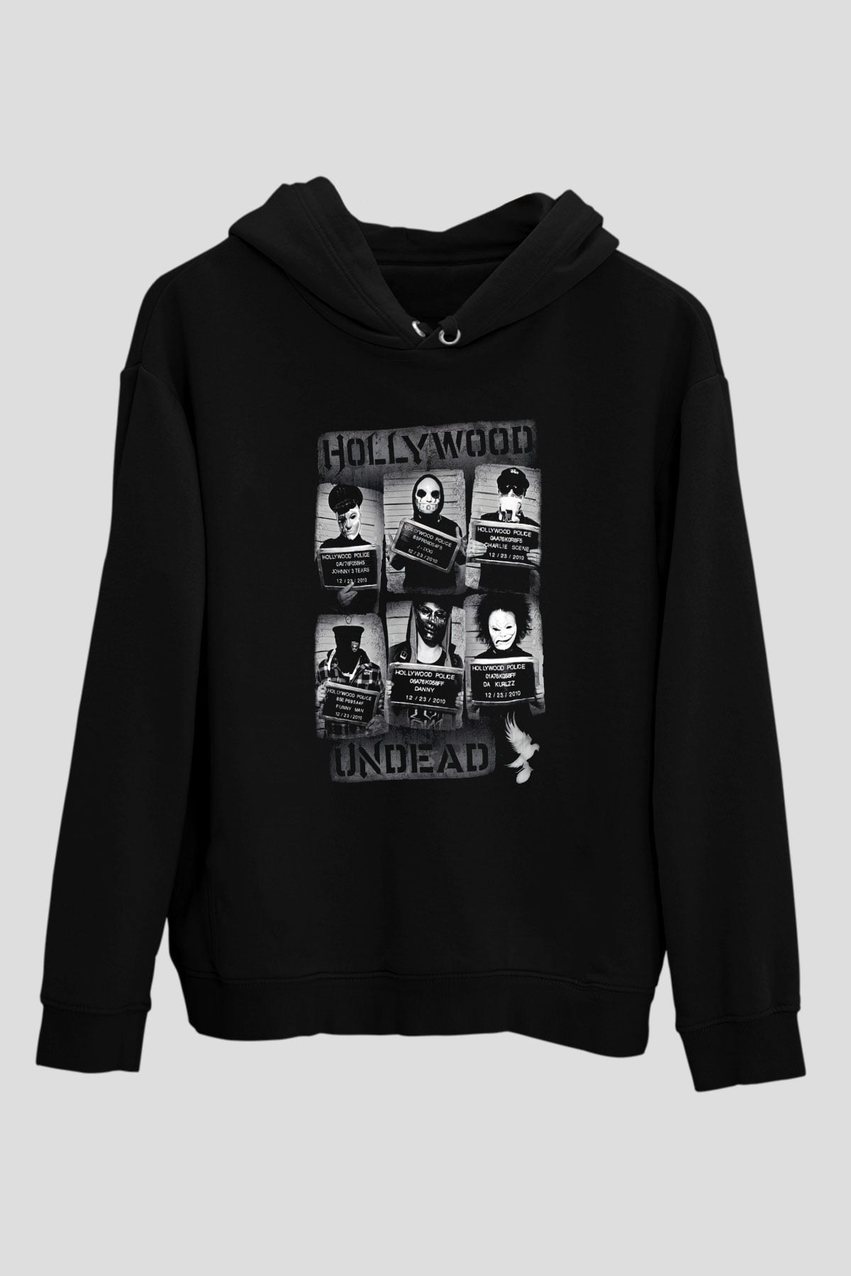 Hollywood Undead Siyah Unisex Hoodie