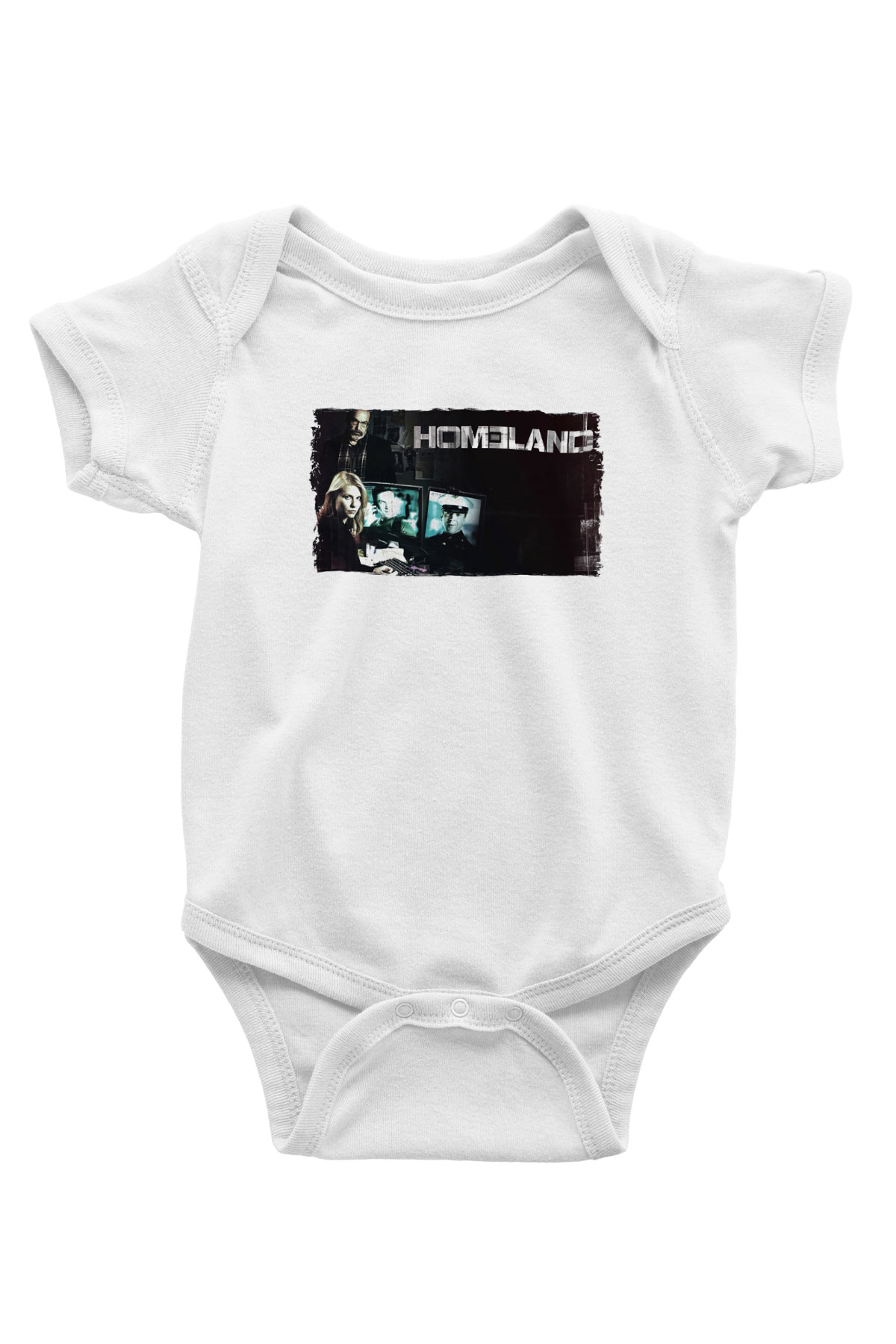 Homeland Beyaz Bebek Body - Zıbın
