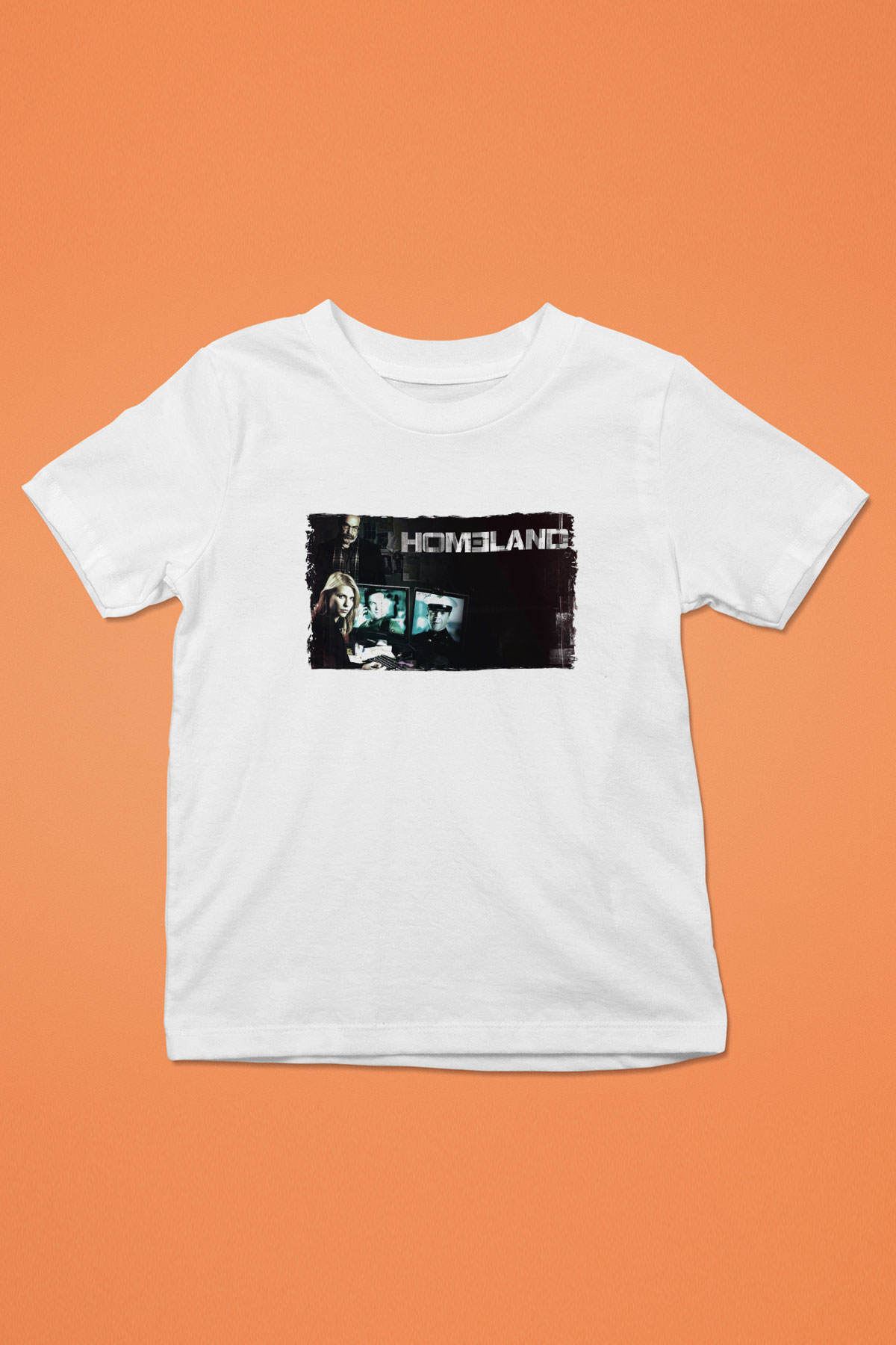 Homeland Beyaz Unisex Çocuk Tişört