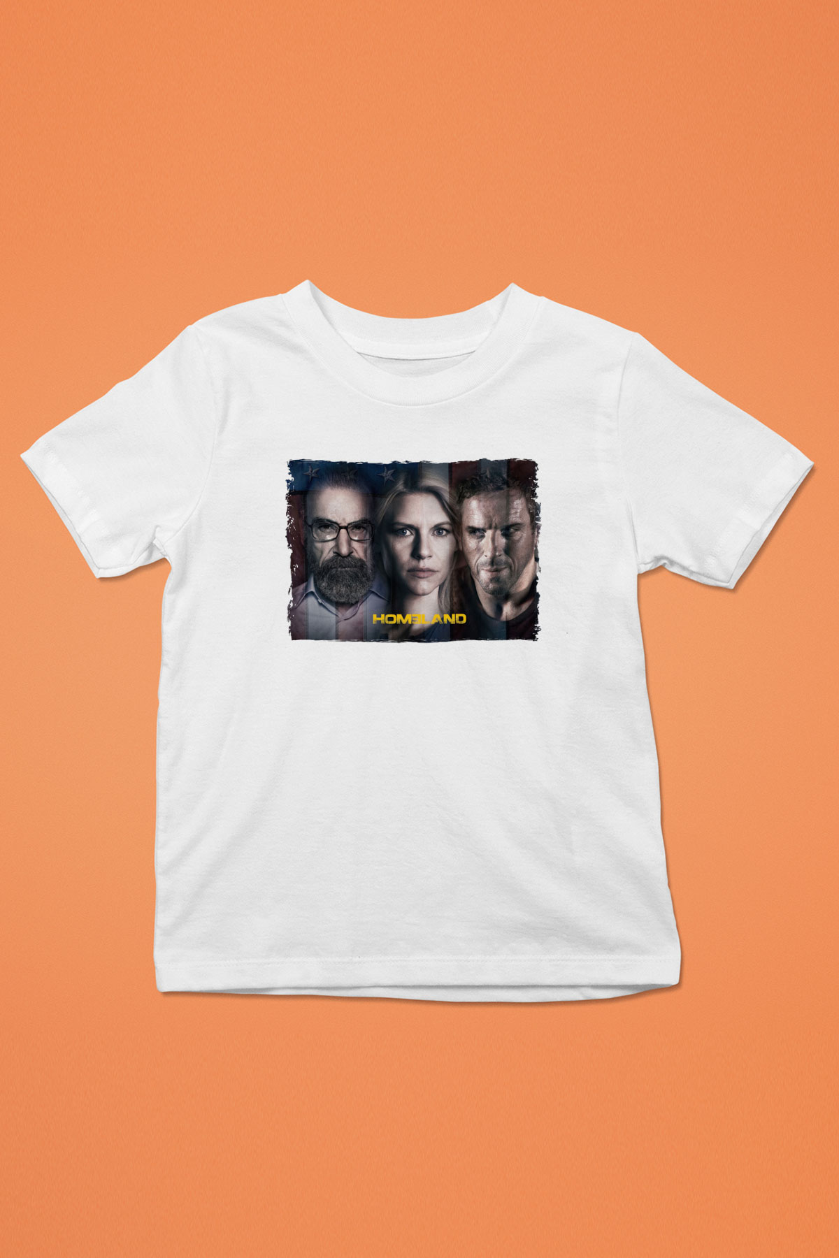 Homeland Beyaz Unisex Çocuk Tişört