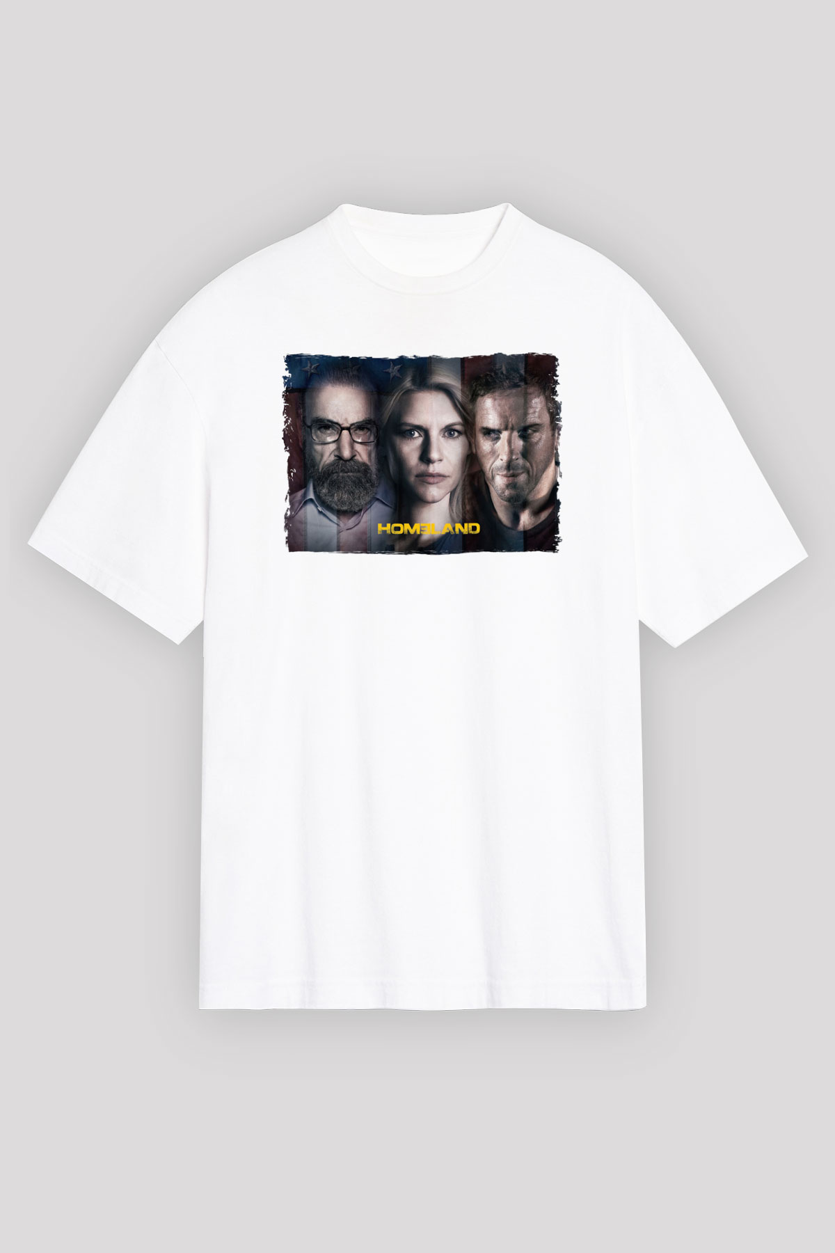 Homeland Beyaz Unisex Tişört T-Shirt