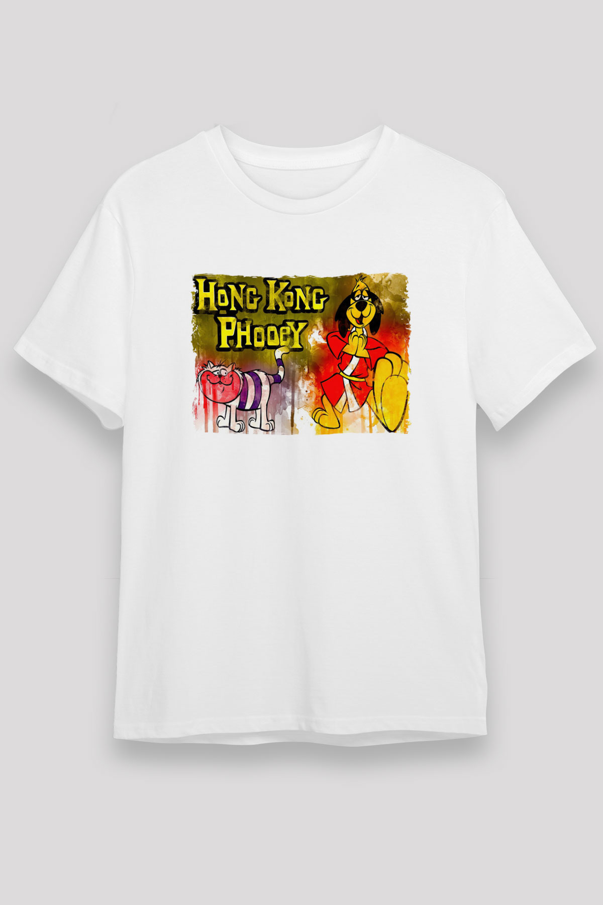 Hong Kong Phooey Beyaz Unisex Tişört