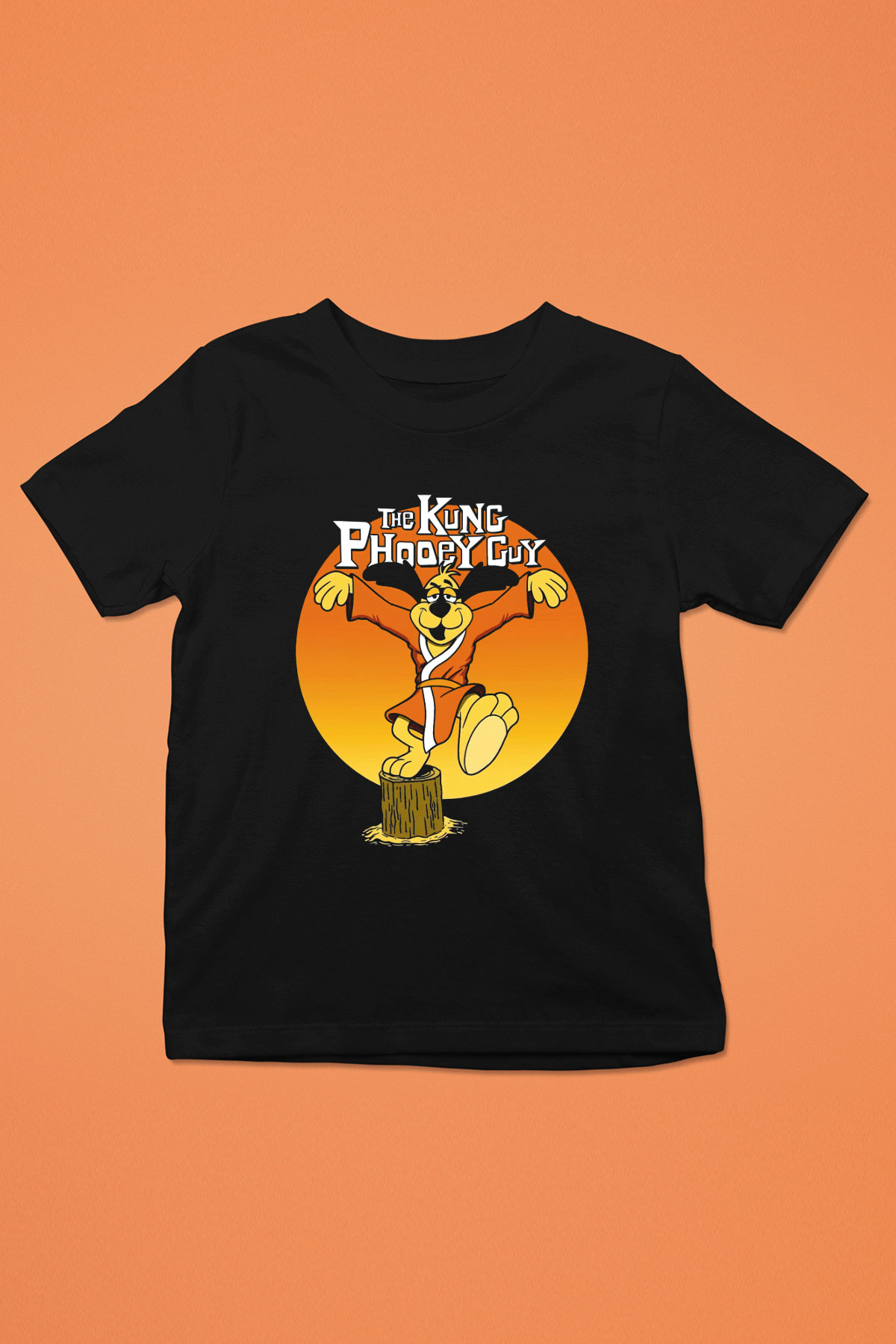Hong Kong Phooey Siyah Unisex  Çocuk Tişört