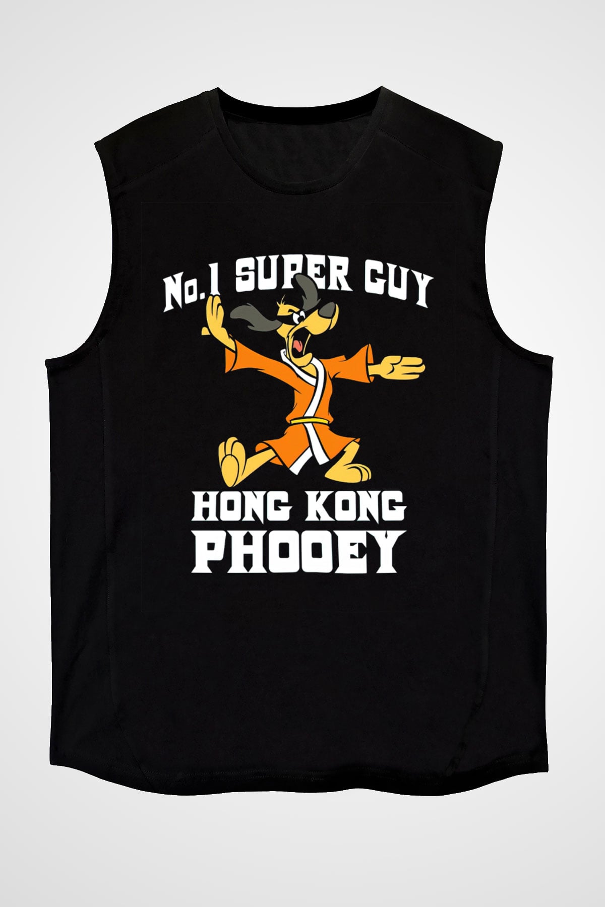 Hong Kong Phooey Siyah Unisex  Kolsuz Tişört