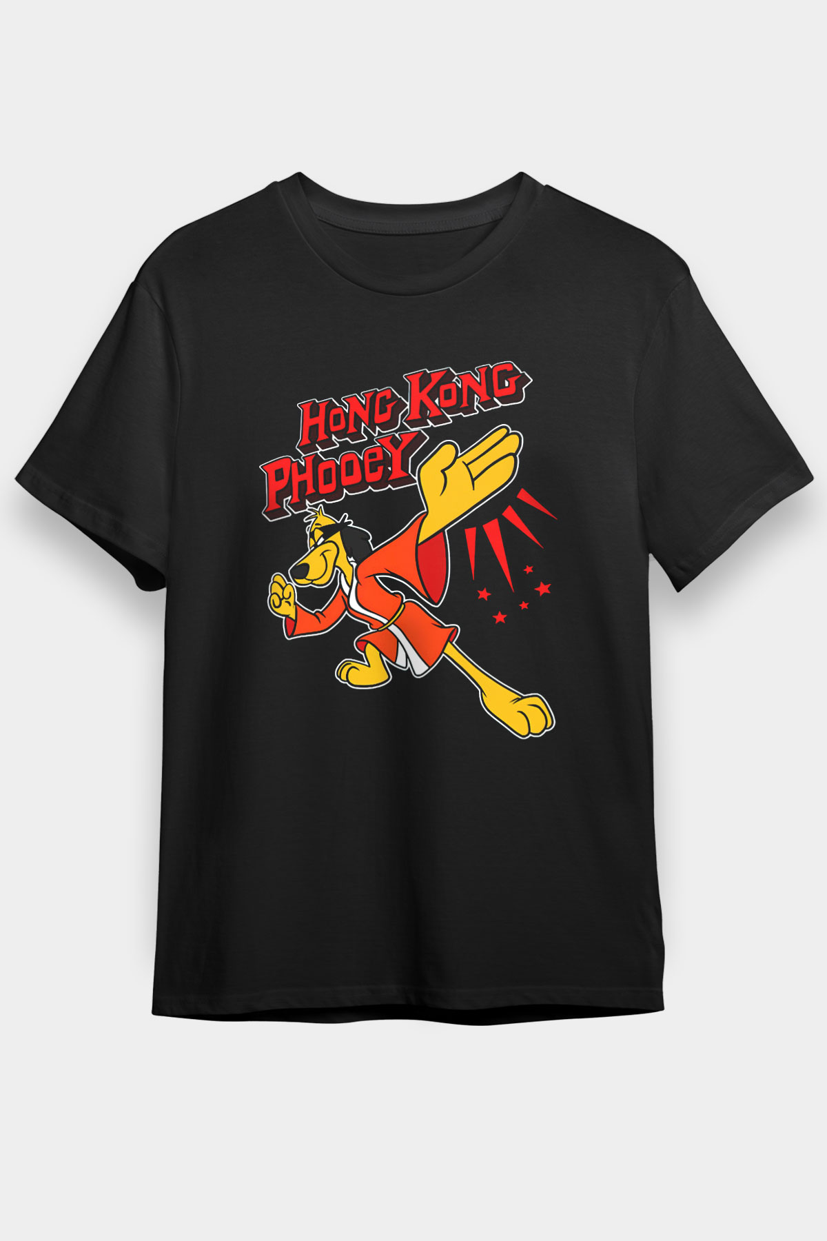 Hong Kong Phooey Siyah Unisex Tişört