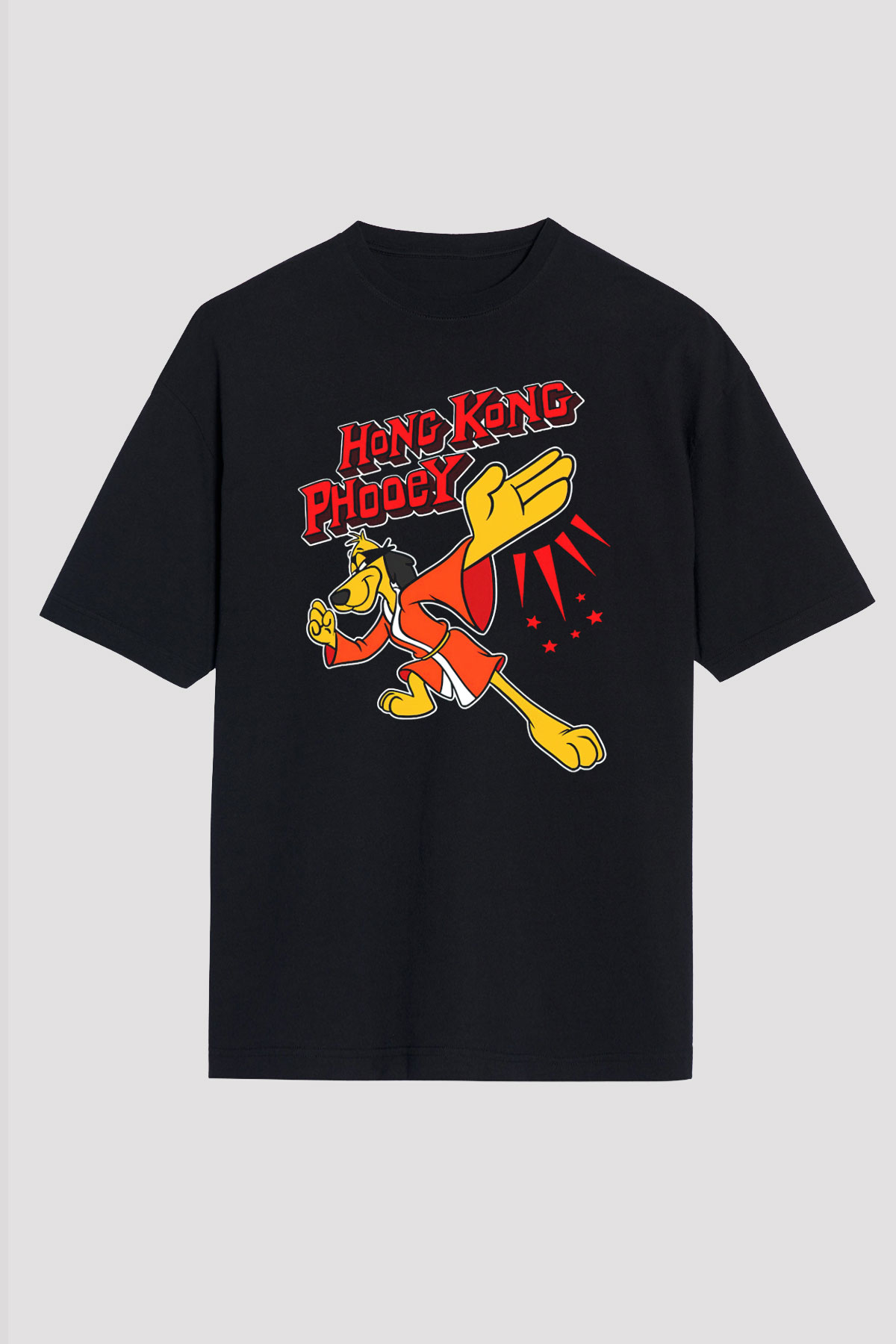 Hong Kong Phooey Siyah Unisex Tişört